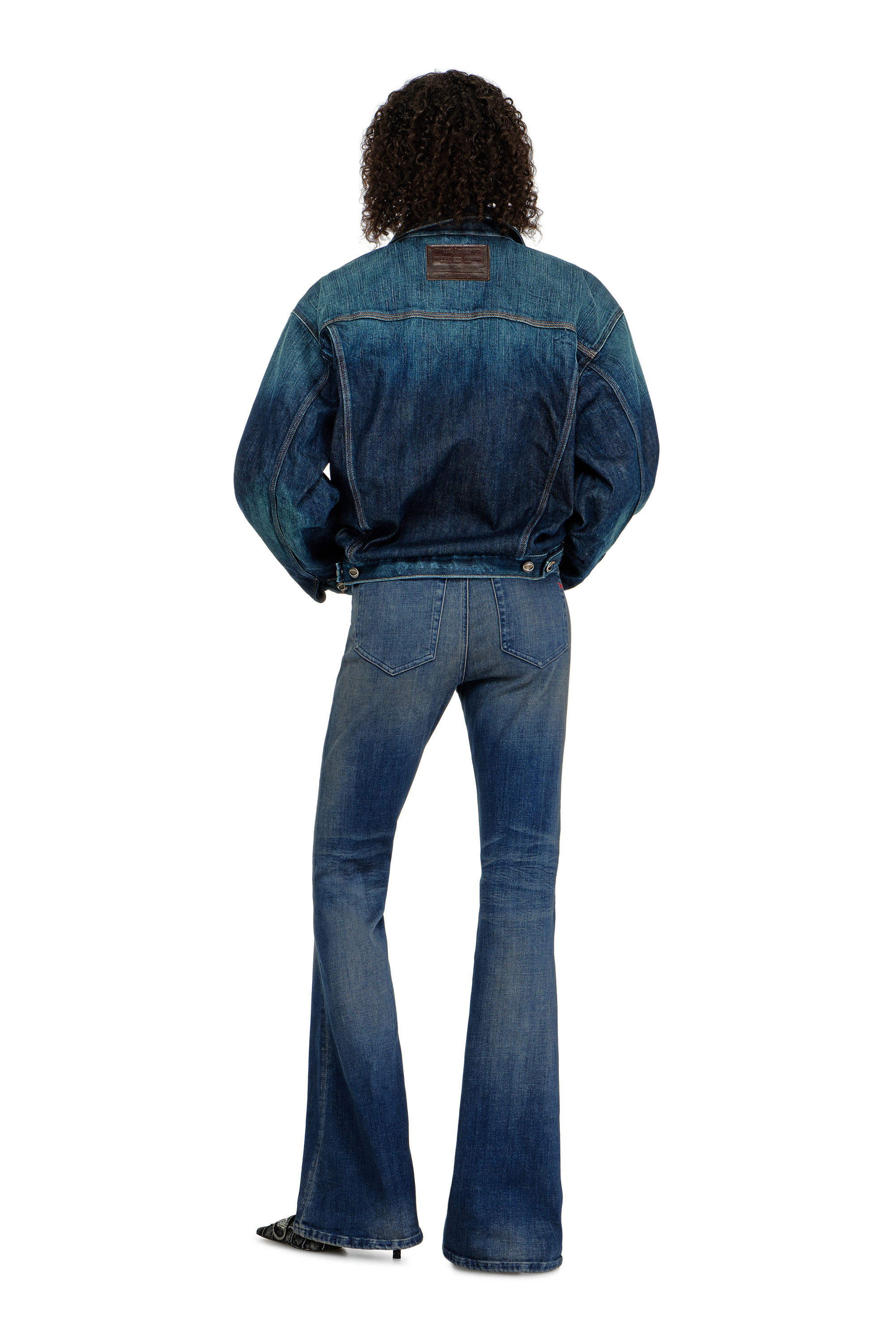 Diesel - Bootcut Jeans 1973 D-Partt 09P67 Mujer, Azul Oscuro - 3