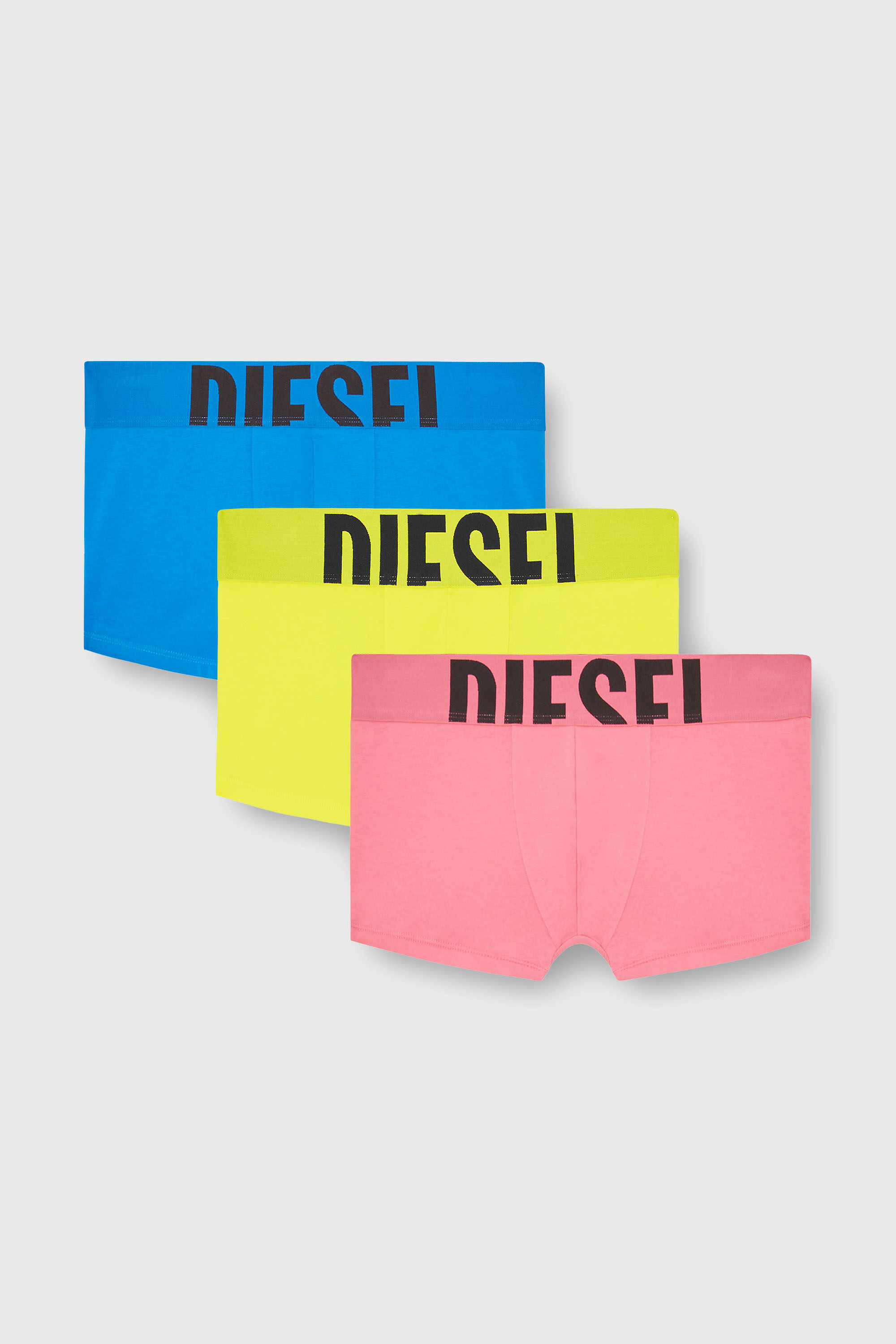 Diesel - UMBX-DAMIENTHREEPACK-5.5EL, Paquete de tres b&oacute;xers ajustados de algod&oacute;n el&aacute;stico Hombre in Multicolor - 1