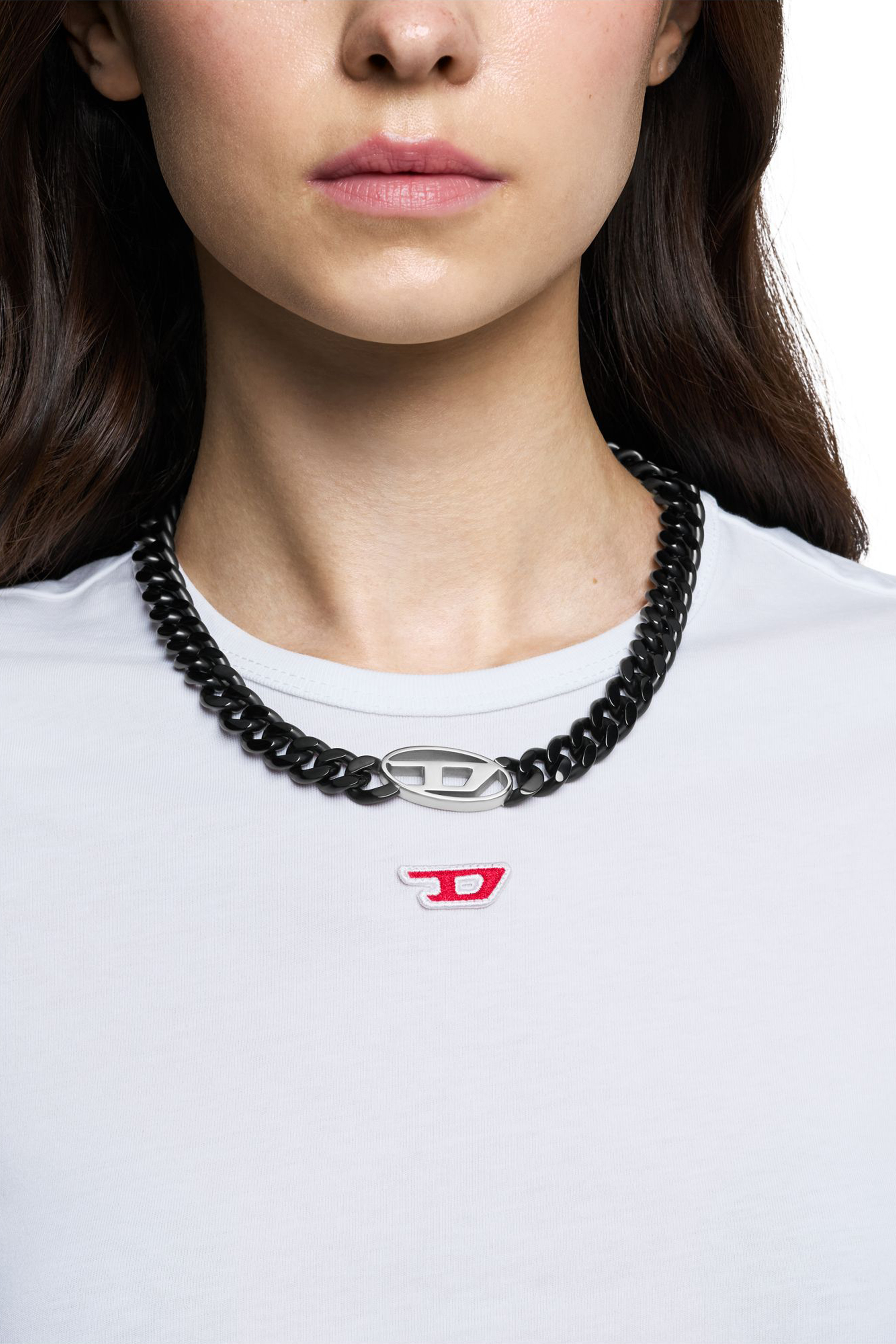 Diesel - DX1610931, Collar de cadena de acero inoxidable Unisex in Negro - 3
