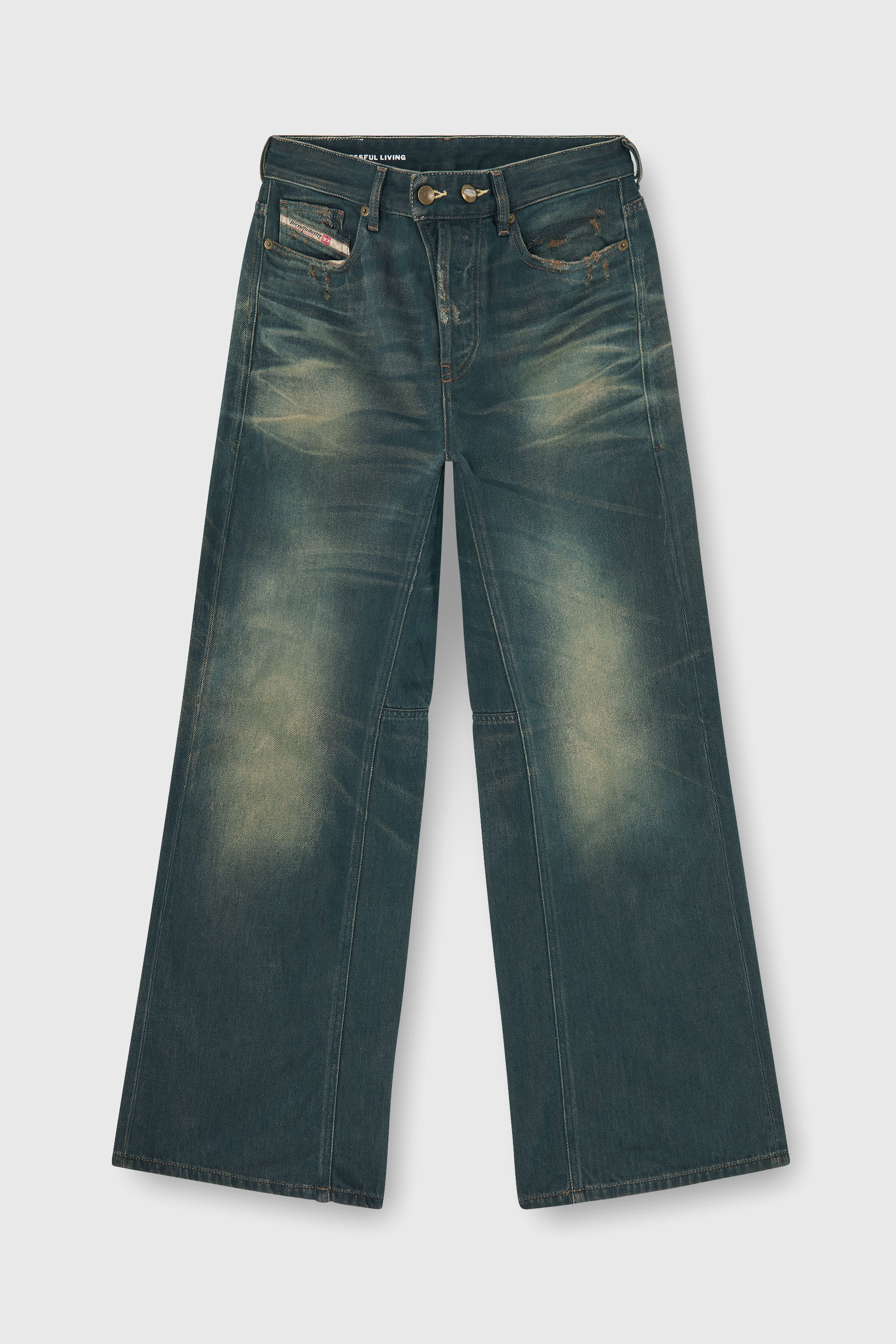 Diesel - Relaxed Jeans 1996 D-Sire 09P85 Mujer, Azul Oscuro - 2