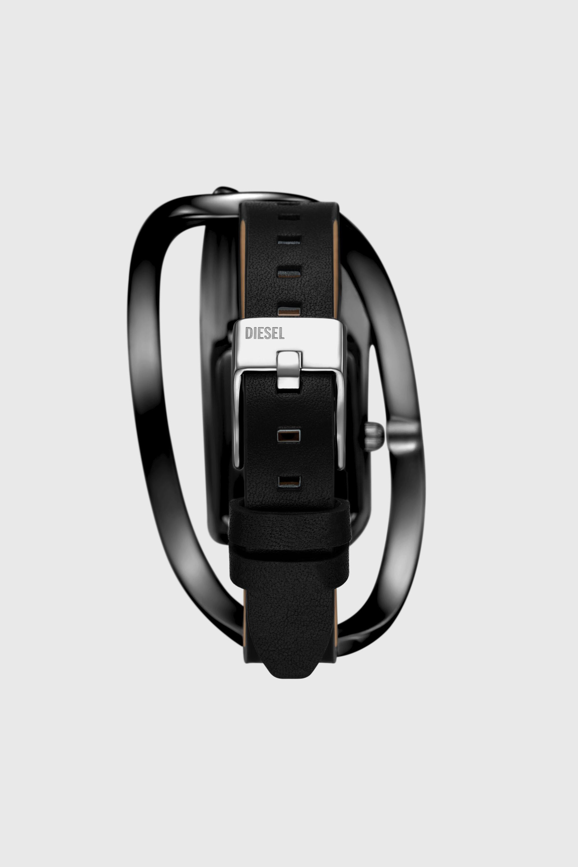 Diesel - DZ5629 WATCH, Reloj Wrap-D de cuero negro Mujer in Negro - 2
