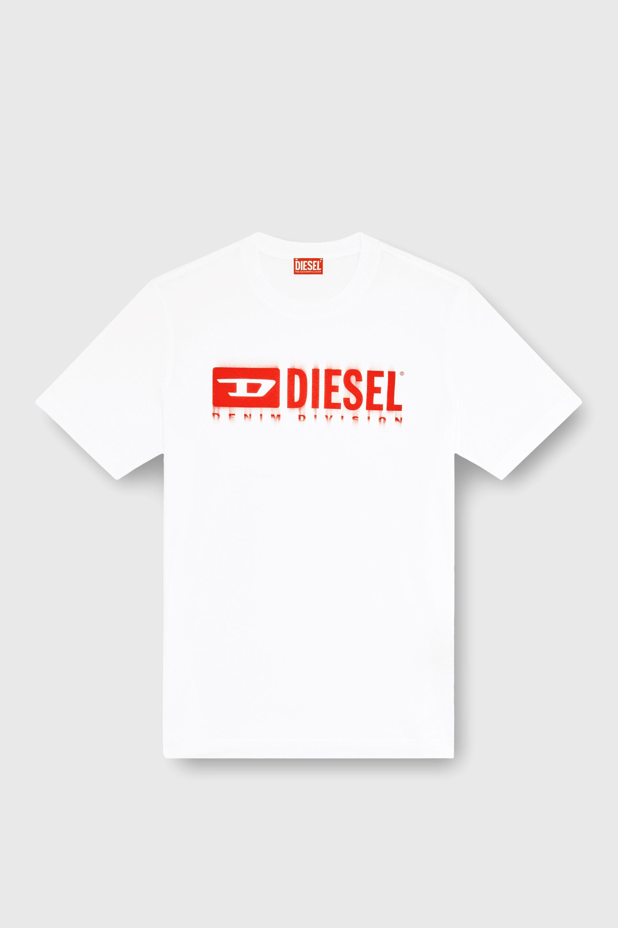 Diesel - T-ADJUST-Q7, Camiseta con logotipo Diesel borroso Hombre in Blanco - 2
