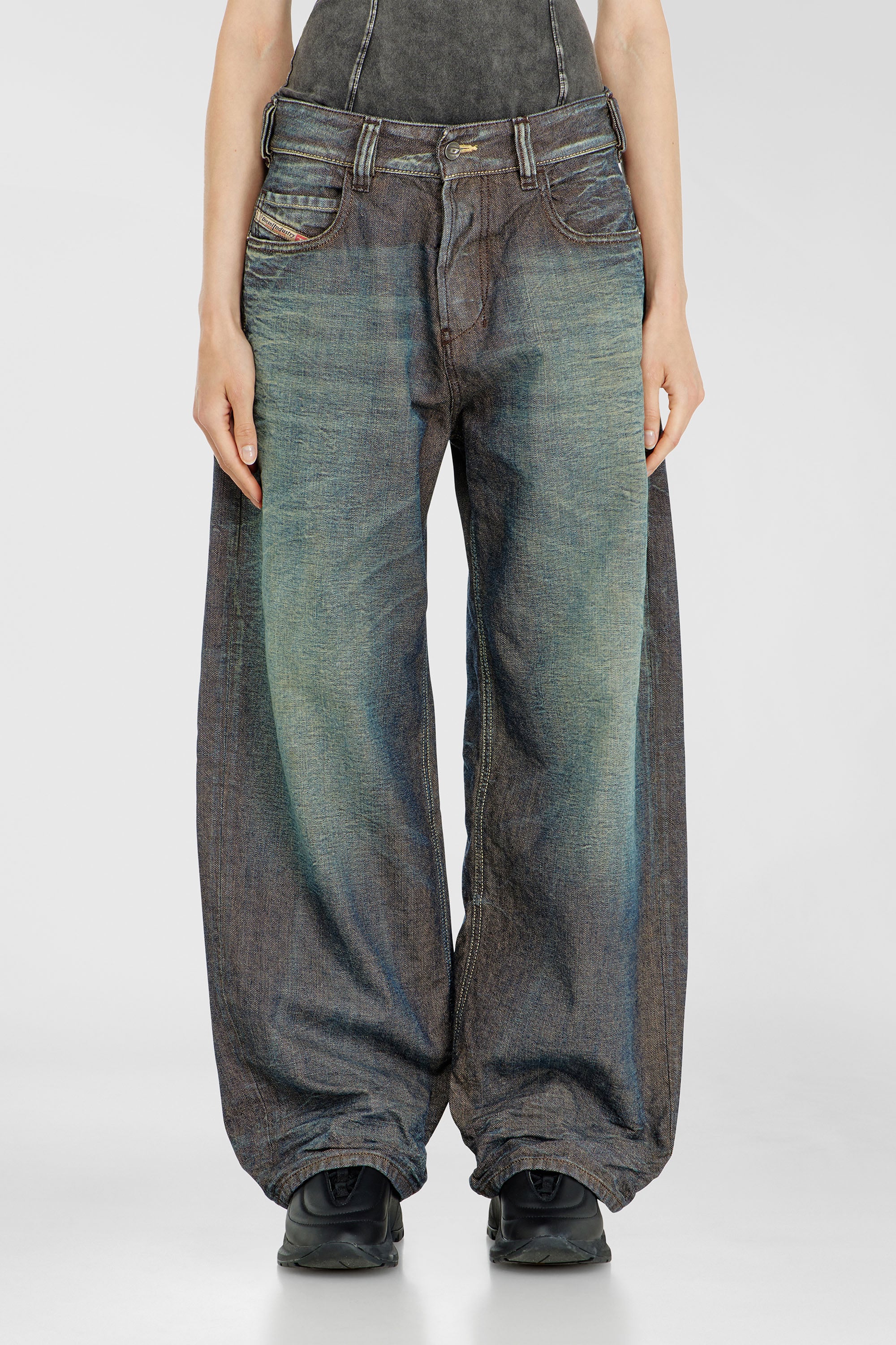 Diesel - Relaxed Jeans 1997 D-Enim-M 007EM Unisex, Azul Oscuro - 2