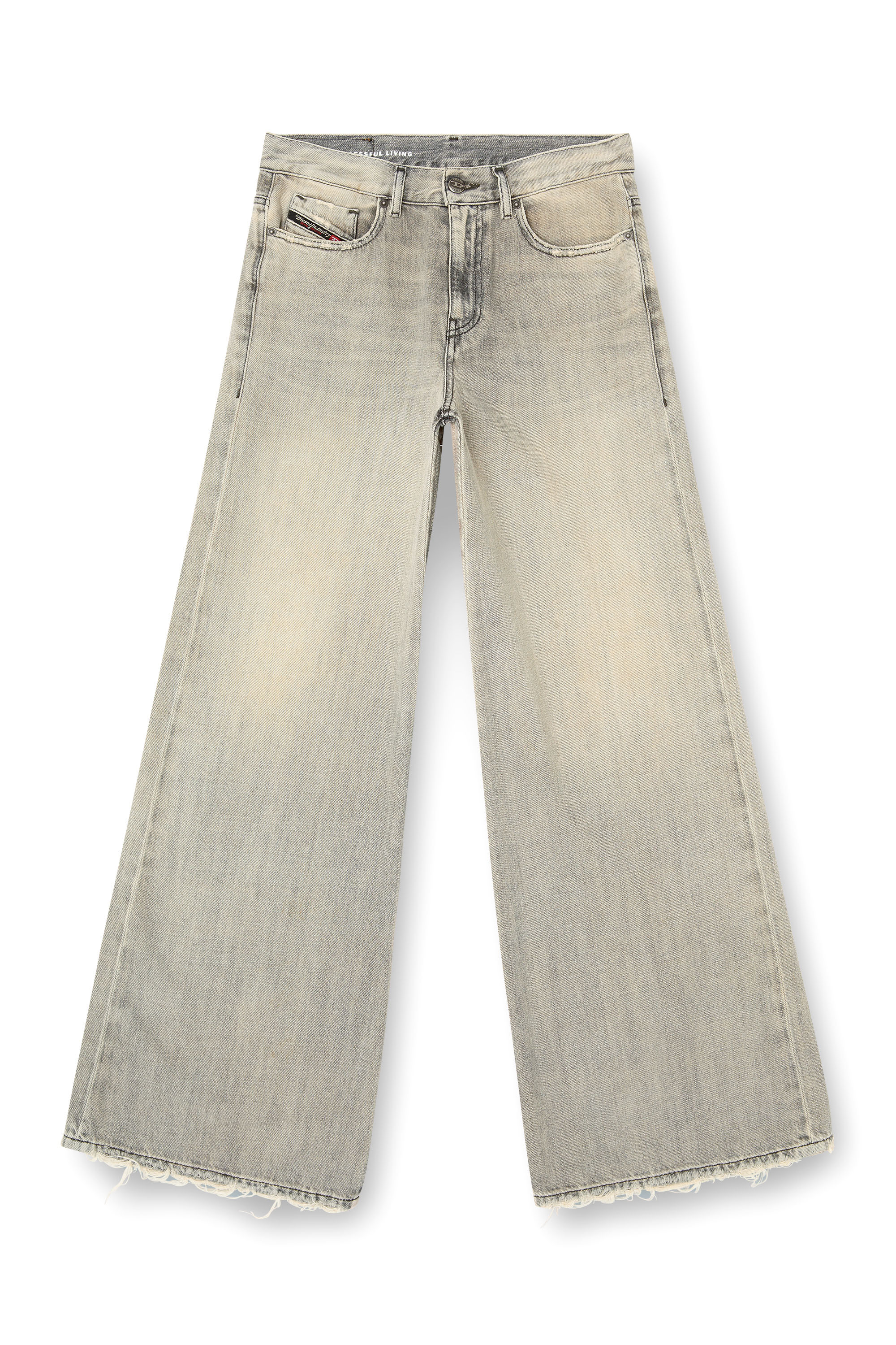 Diesel - Flare Jeans 1978 D-Akemi 068RU Mujer, Gris - 6