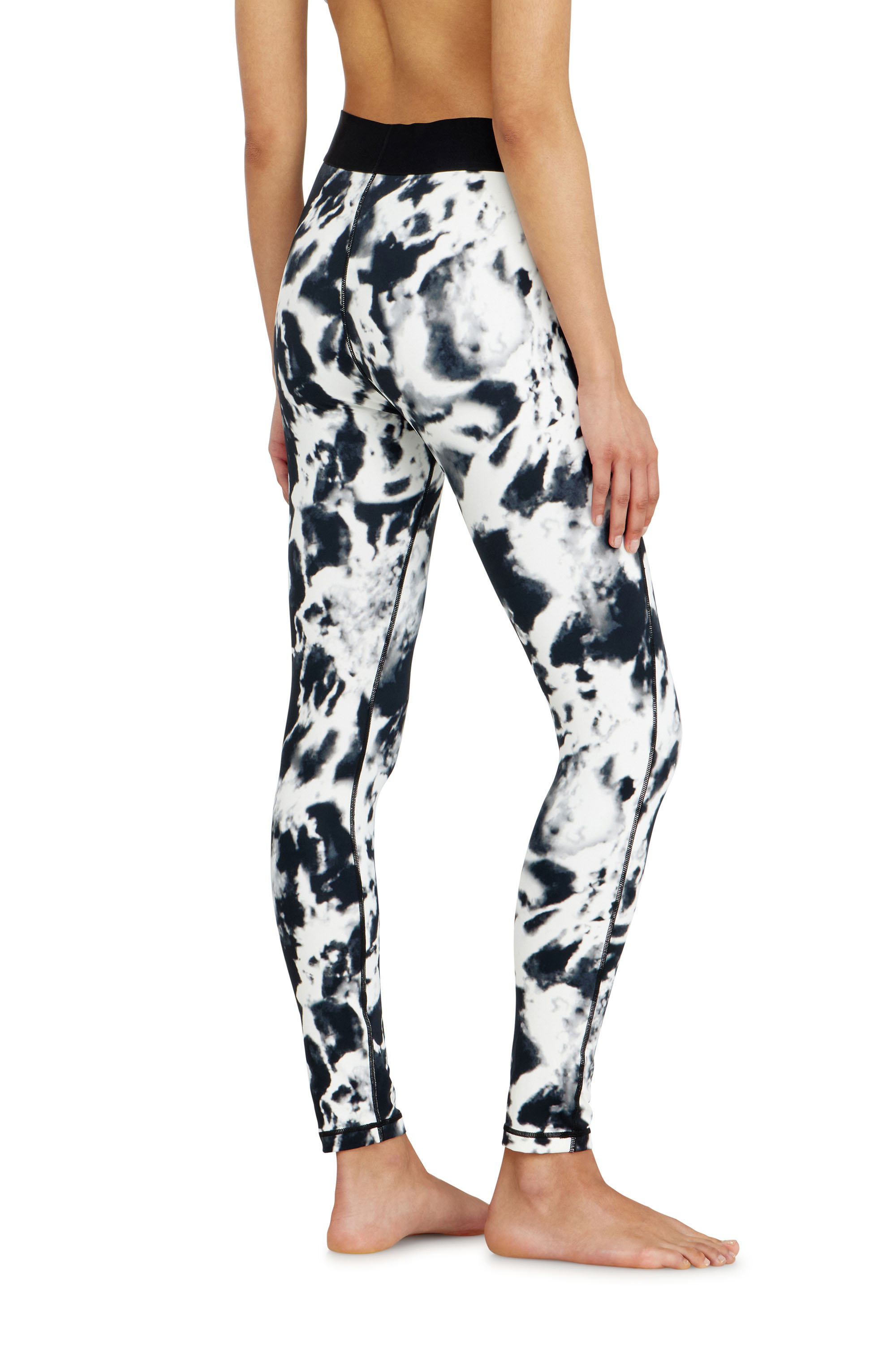 Diesel - ADELINE-D-POP, Leggings de microfibra estampada Mujer in Multicolor - 3