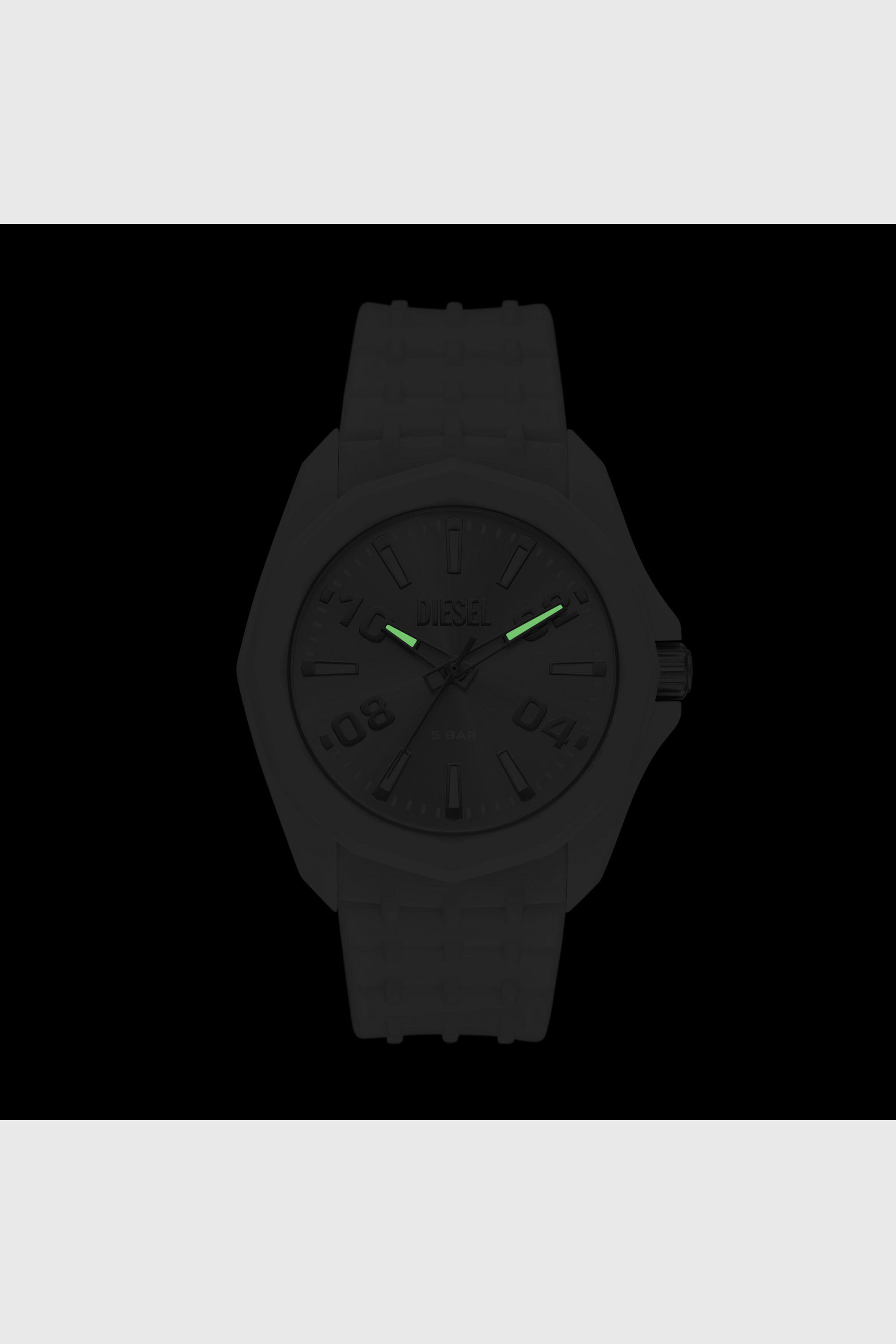 Diesel - DZ2244 WATCH, Reloj Stinger de silicona blanca Hombre in Blanco - 5
