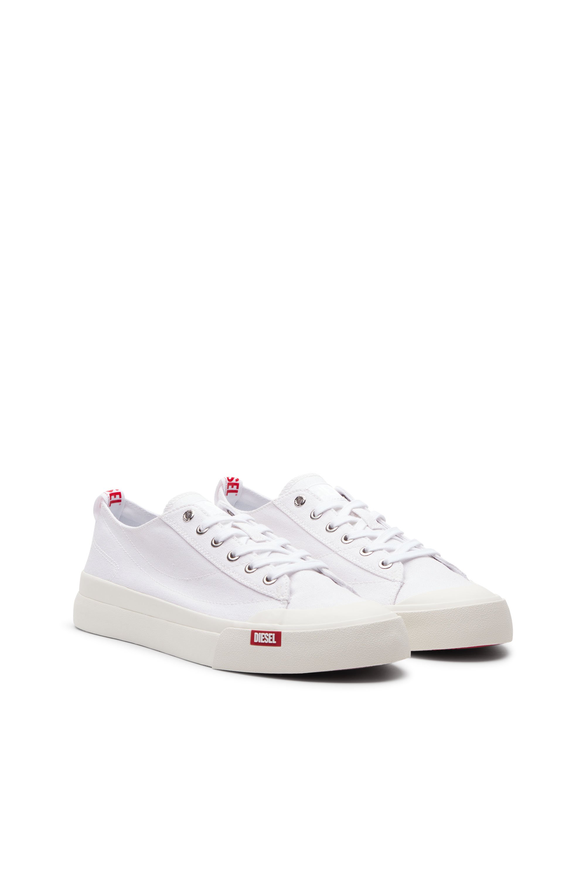 Diesel - S-ATHOS LOW W, S-Athos Low-Deportivas altas de lona Mujer in Blanco - 2