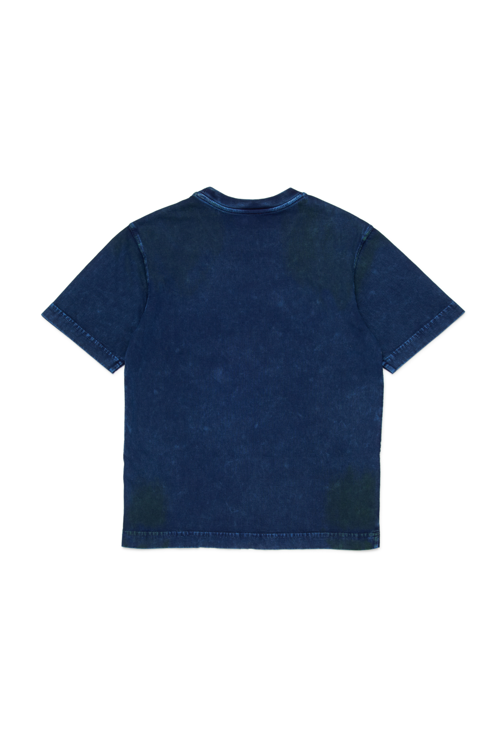 Diesel - TABOXTAR2 OVER, Camiseta con estampado efecto tiza Hombre in Azul marino - 2