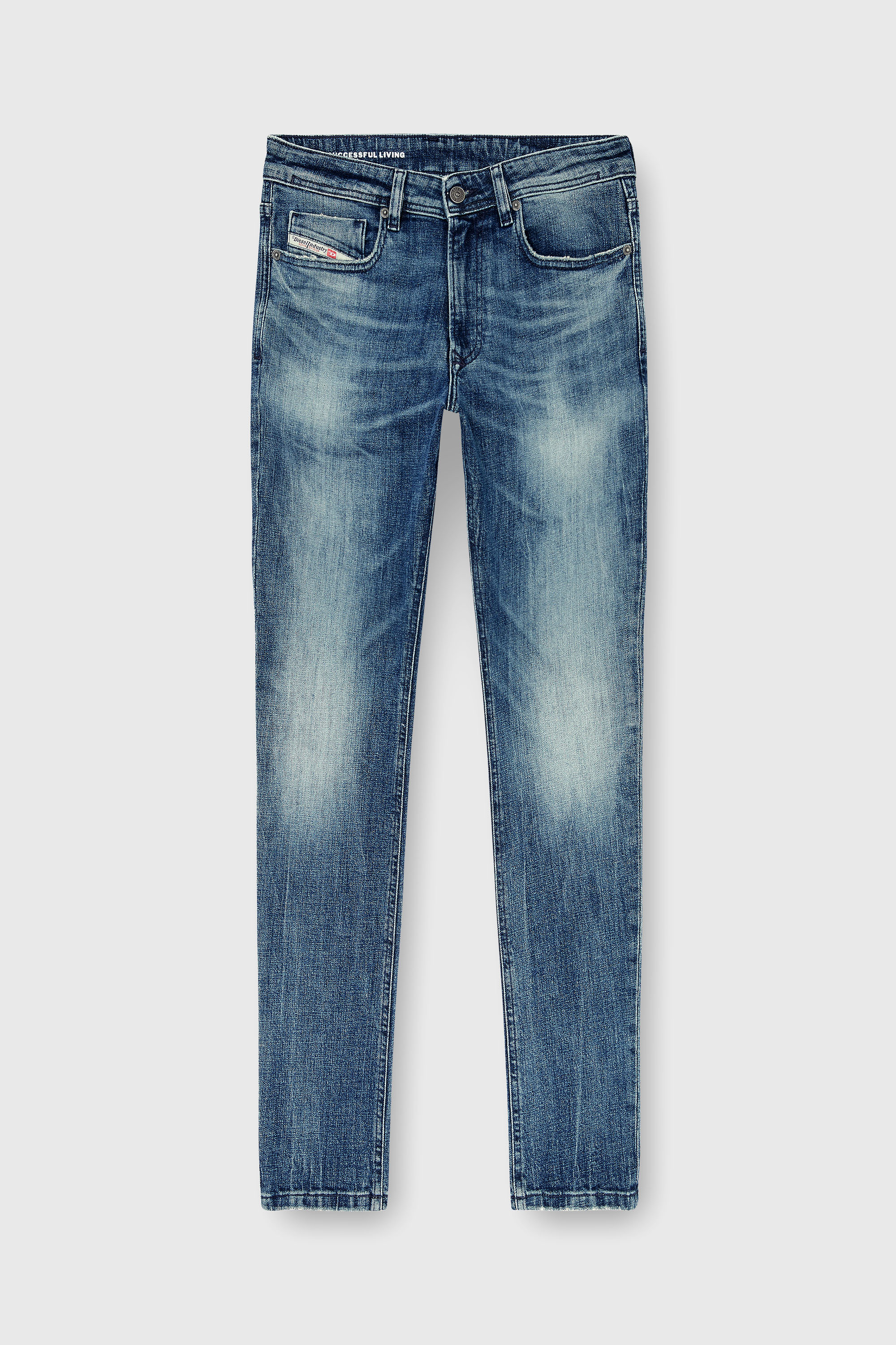 Diesel - Skinny Jeans 1979 Sleenker 0KBBE Hombre, Azul medio - 2