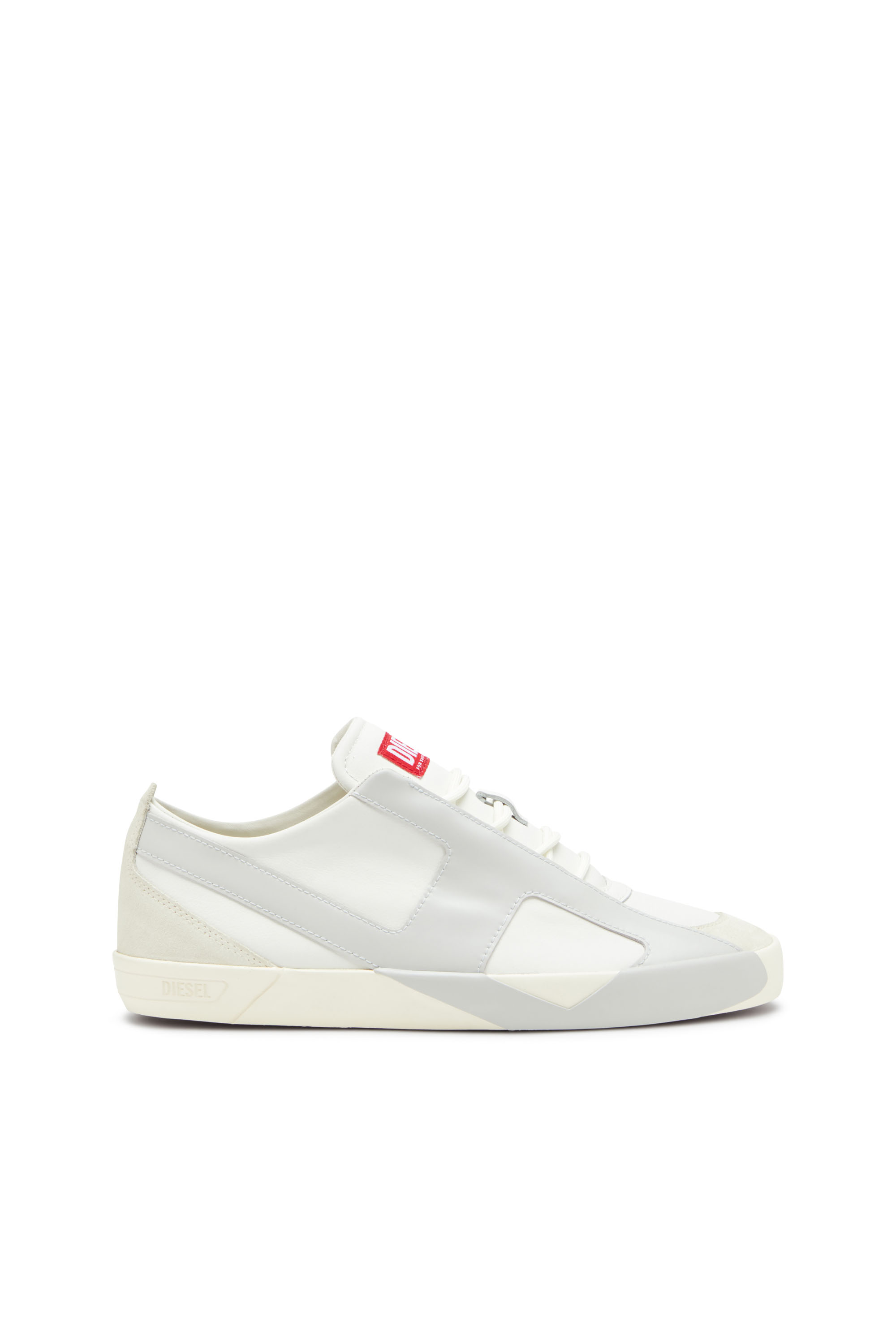 Diesel - S-SLANTE-D LOW, Deportivas de ante y cuero con logotipo D Hombre in ToBeDefined - 1