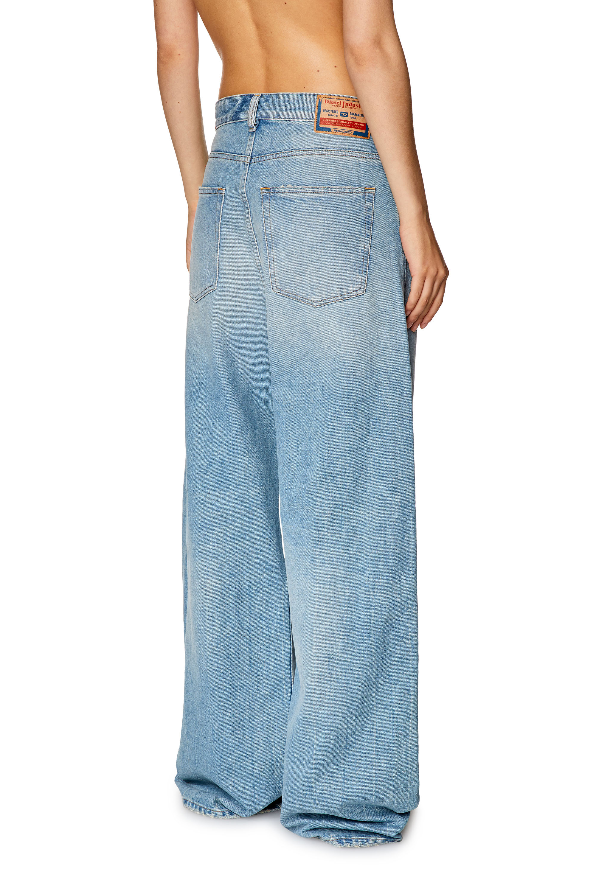 Diesel - 1996 D-Sire 09E25 Straight Jeans, Azul Claro - Image 2