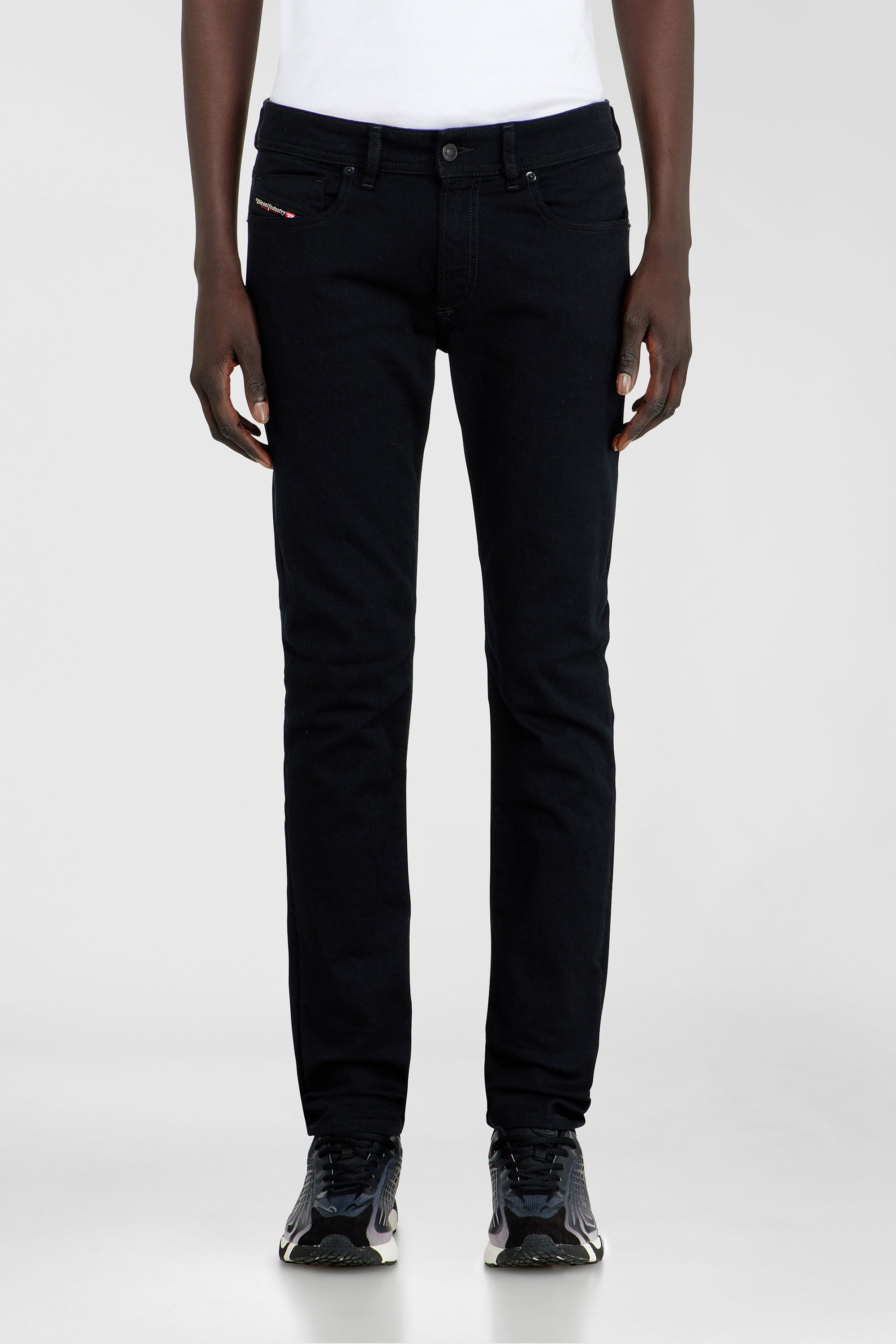 Diesel - Skinny Jeans 1979 Sleenker 09C51 Hombre, Negro/Gris oscuro - 1