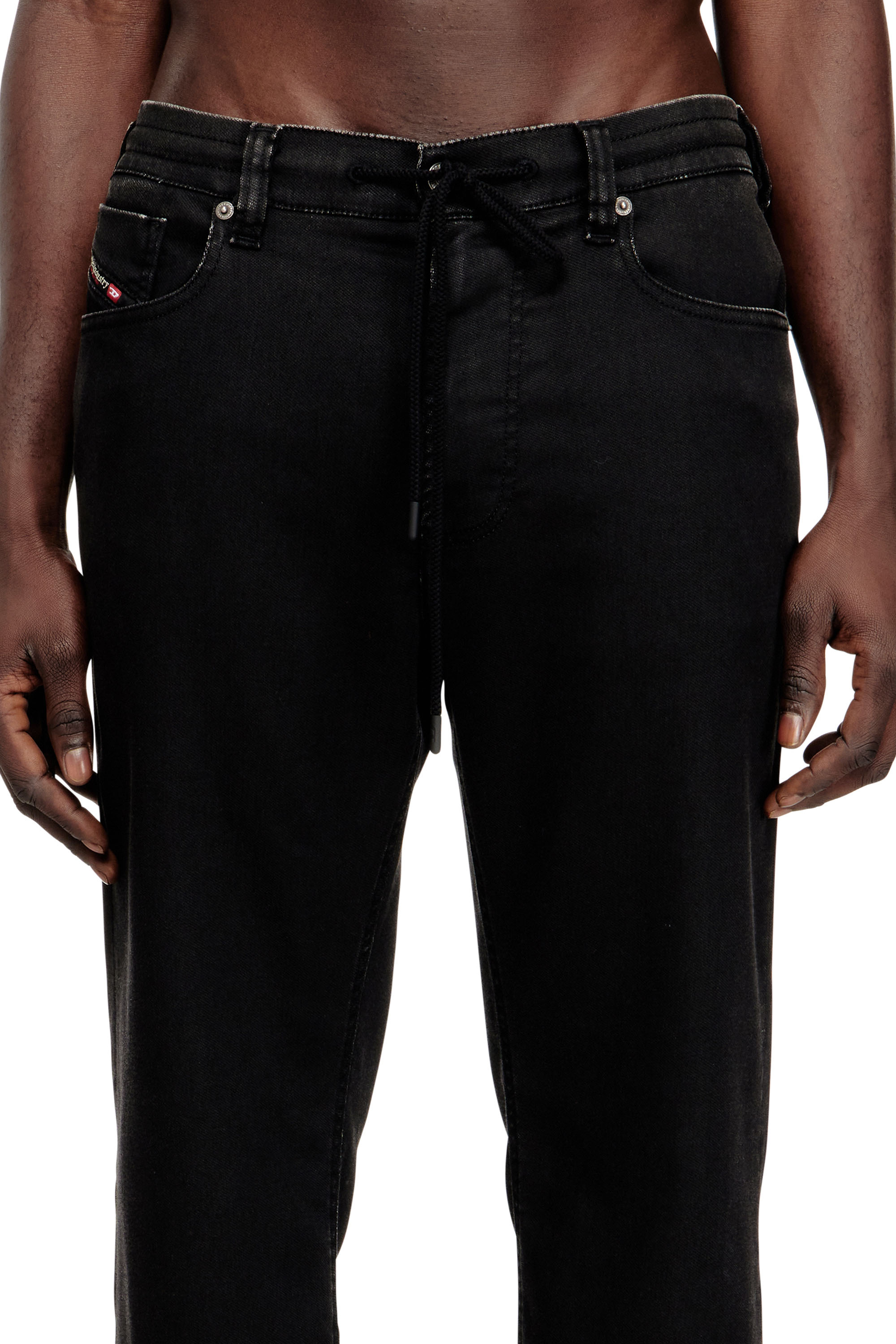 Diesel - Man's Relaxed 2080 D-Reel Joggjeans&reg; 09N90, Black/Dark grey - 4