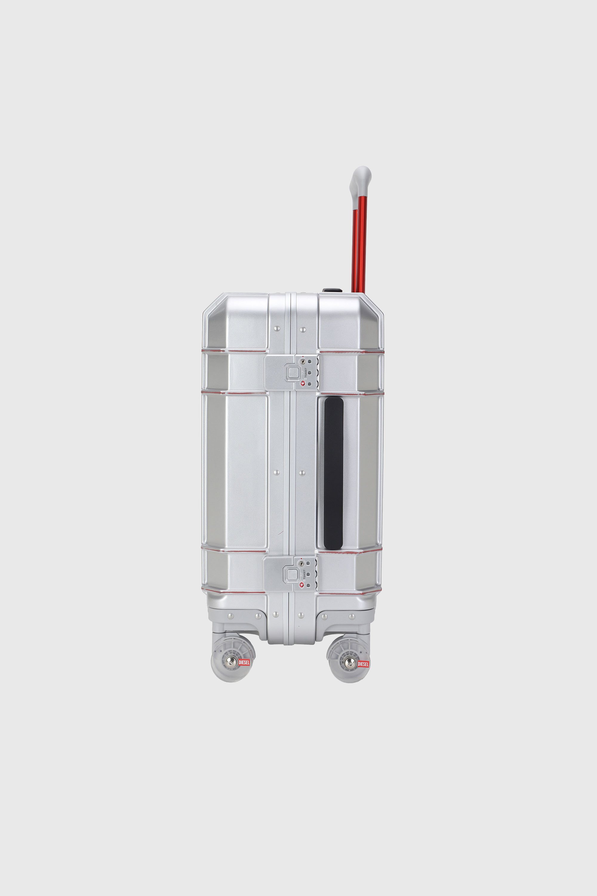Diesel - DIESEL PC STRONG IMAGE TROLLEY- DSL003, Maleta resistente tama&ntilde;o S Unisex in Plateado - 5