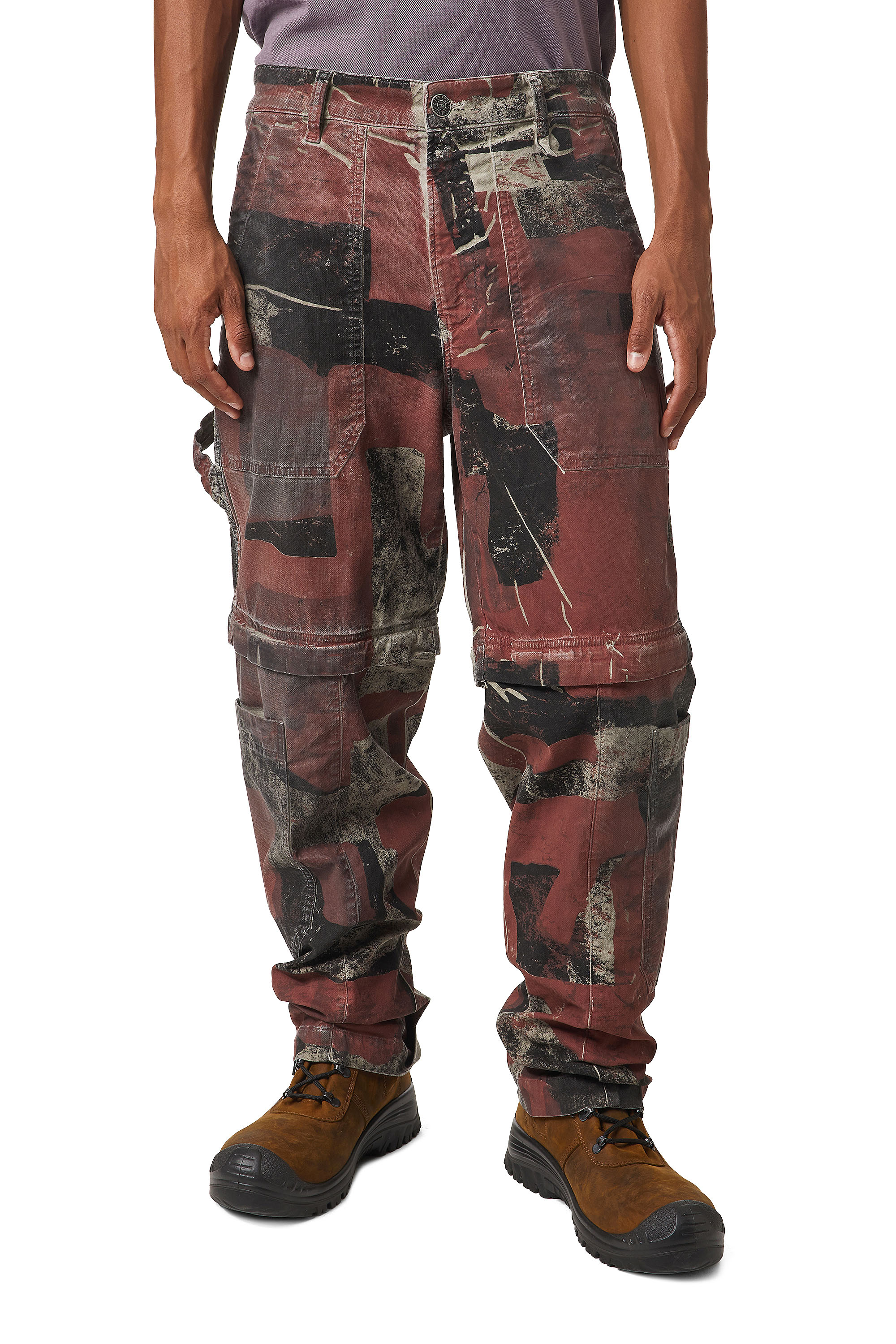 D-Multy JoggJeans® 0CEAM, Rosa/Negro - Vaqueros