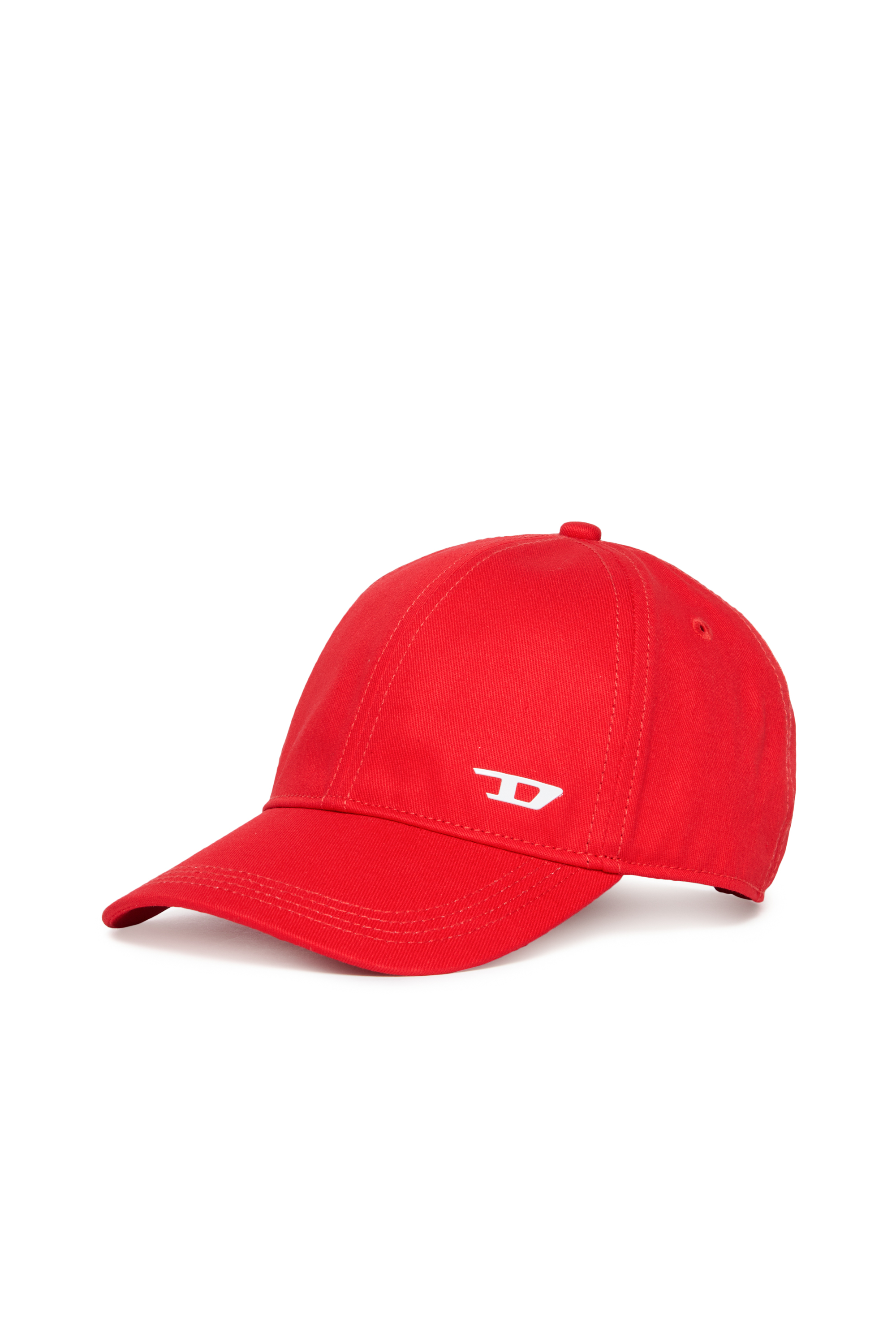 Diesel - FENSID, Gorra de béisbol con logotipo de la letra D Hombre in Rojo - 1