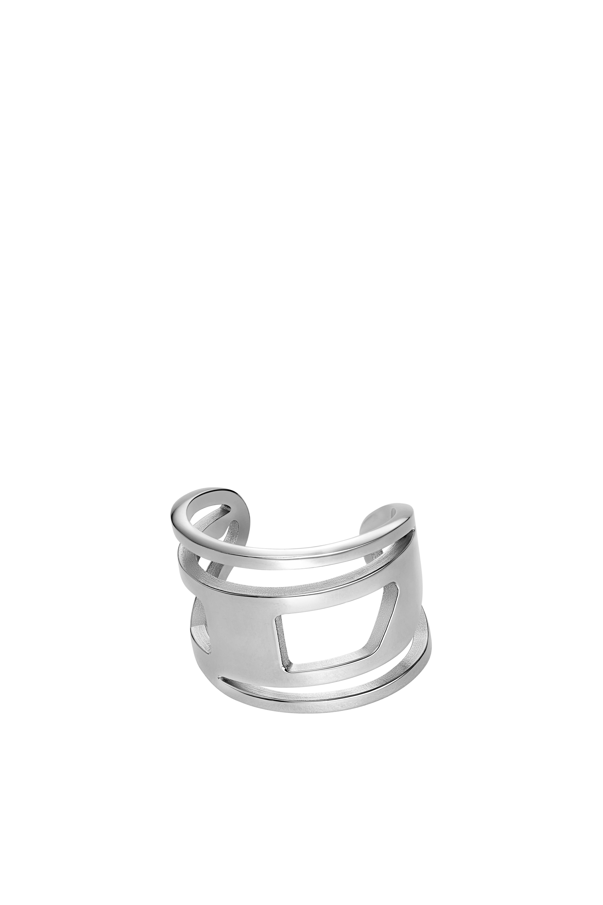 Diesel - DX1548040 JEWEL, Unisex's Stainless Steel Band Ring in Silver - 2