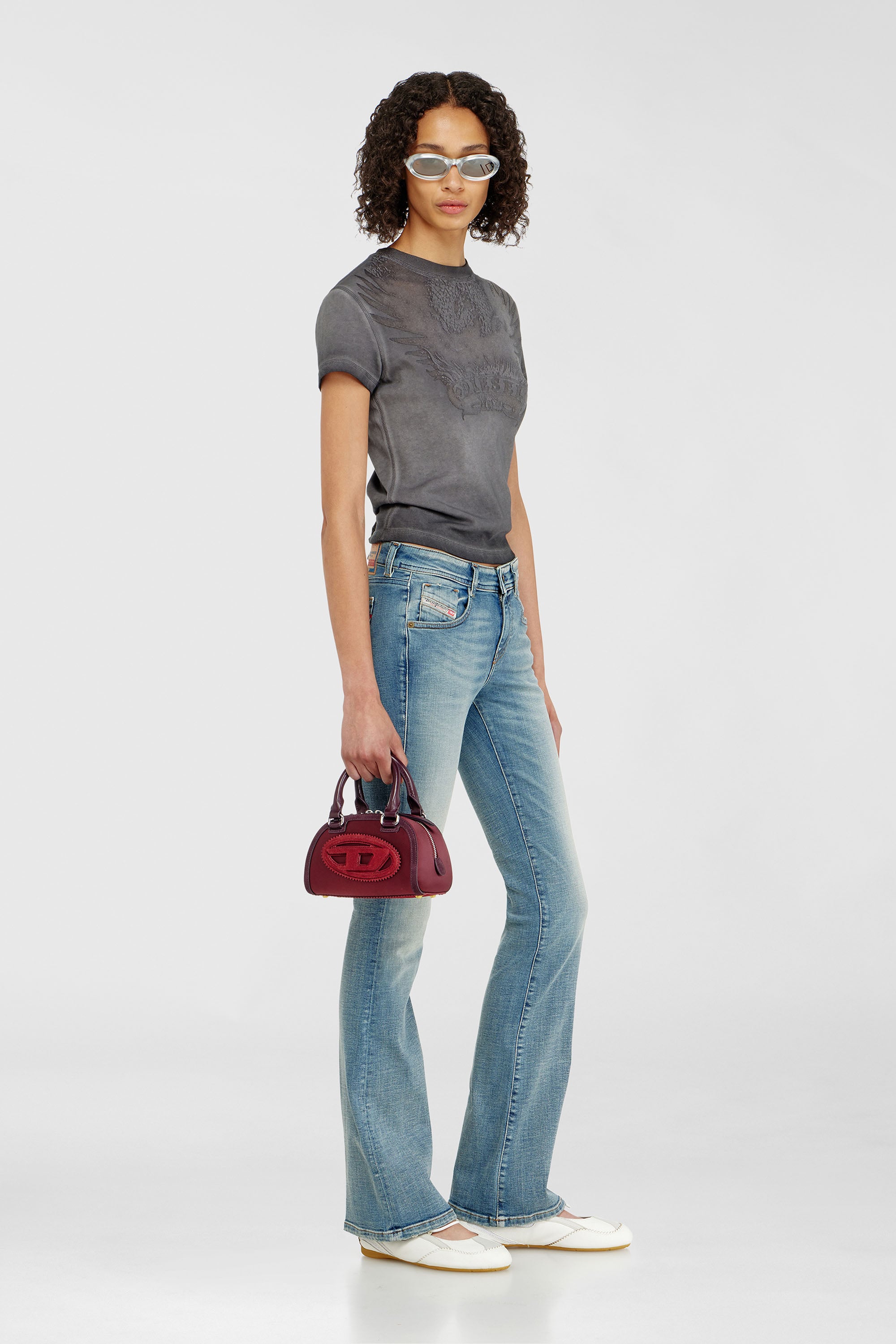 Diesel - Woman's Bootcut Jeans 1969 D-Ebbey 09P42, Light Blue - 2