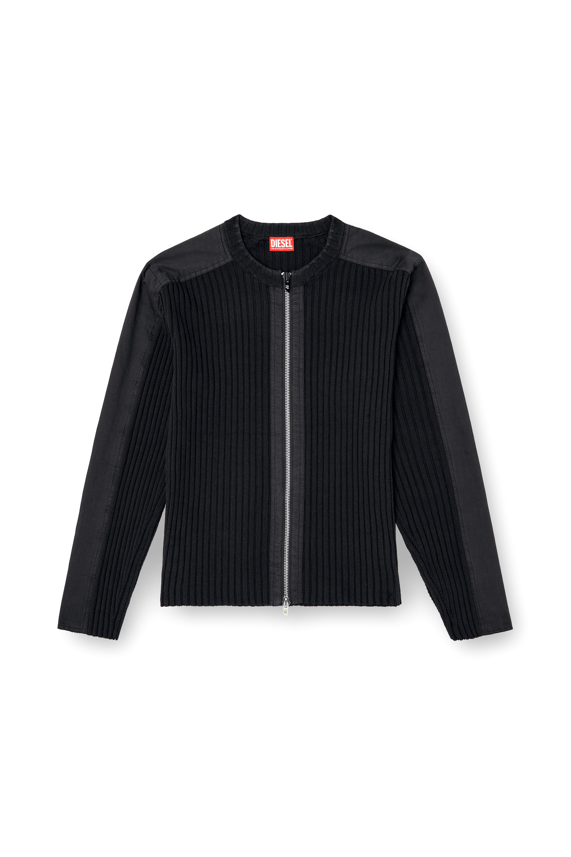 Diesel - K-MATTY, Cárdigan con cremallera y paneles utility Hombre in ToBeDefined - 3
