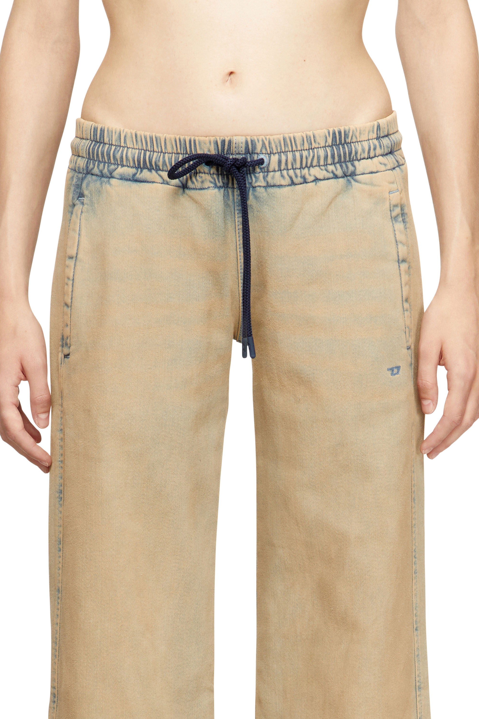 Diesel - Woman's Relaxed 2078 D-Ainty Joggjeans® 09M33, Blue/Beige - 5