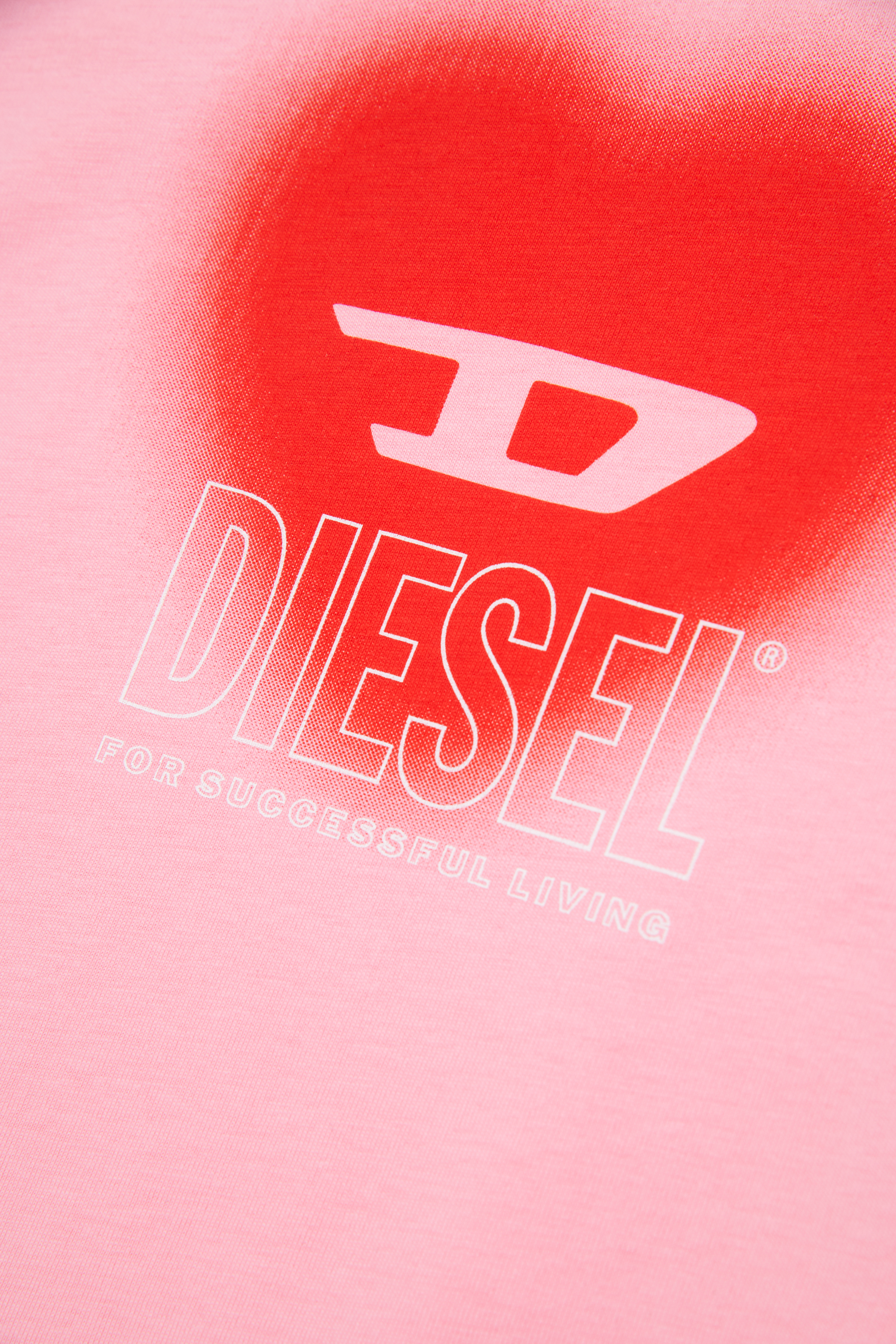 Diesel - TCUORE, Camiseta con logotipo de corazón Mujer in Rosa - 4