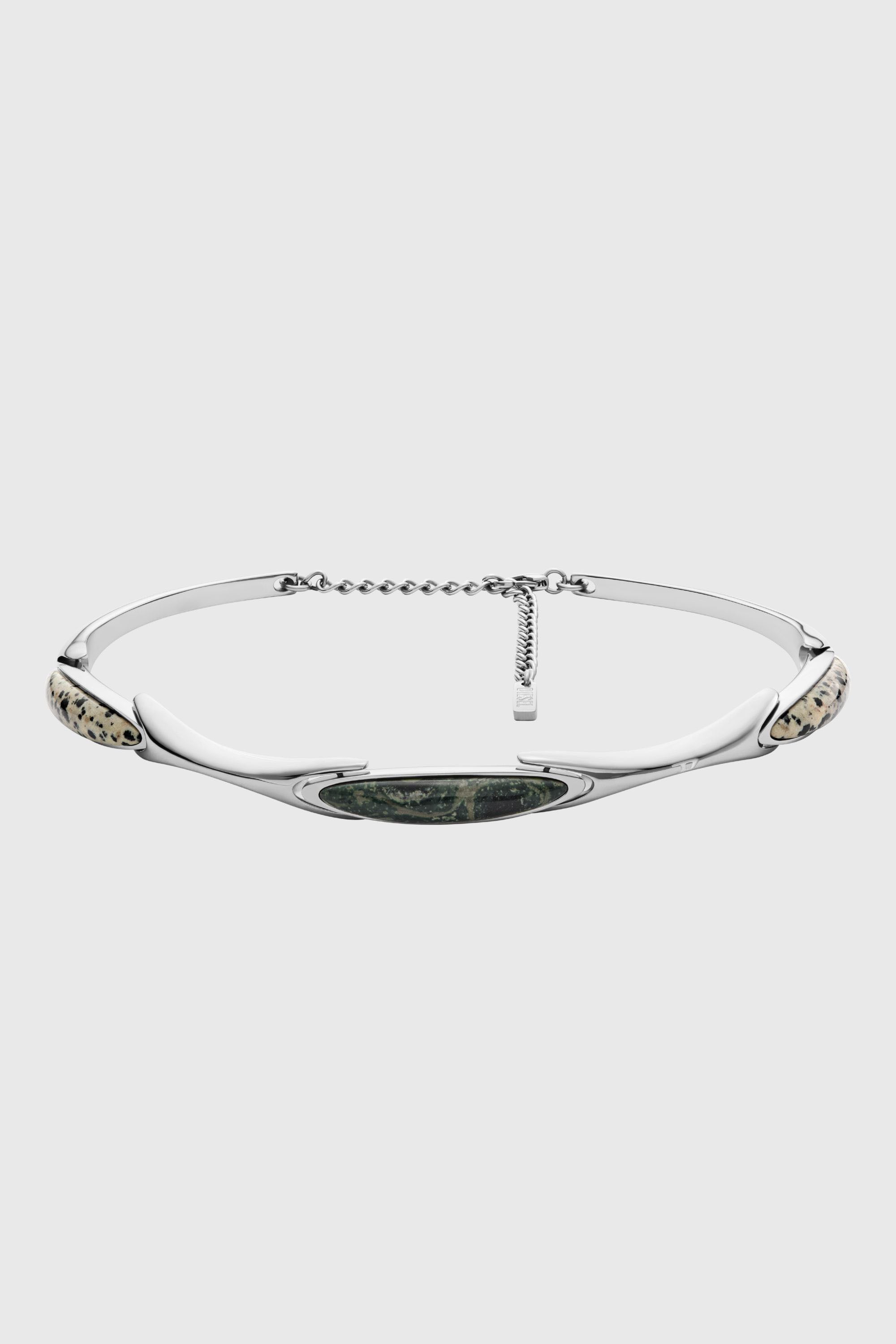 Diesel - DX167740 JEWELLERY, Collar gargantilla de acero inoxidable Unisex in Plateado - 2