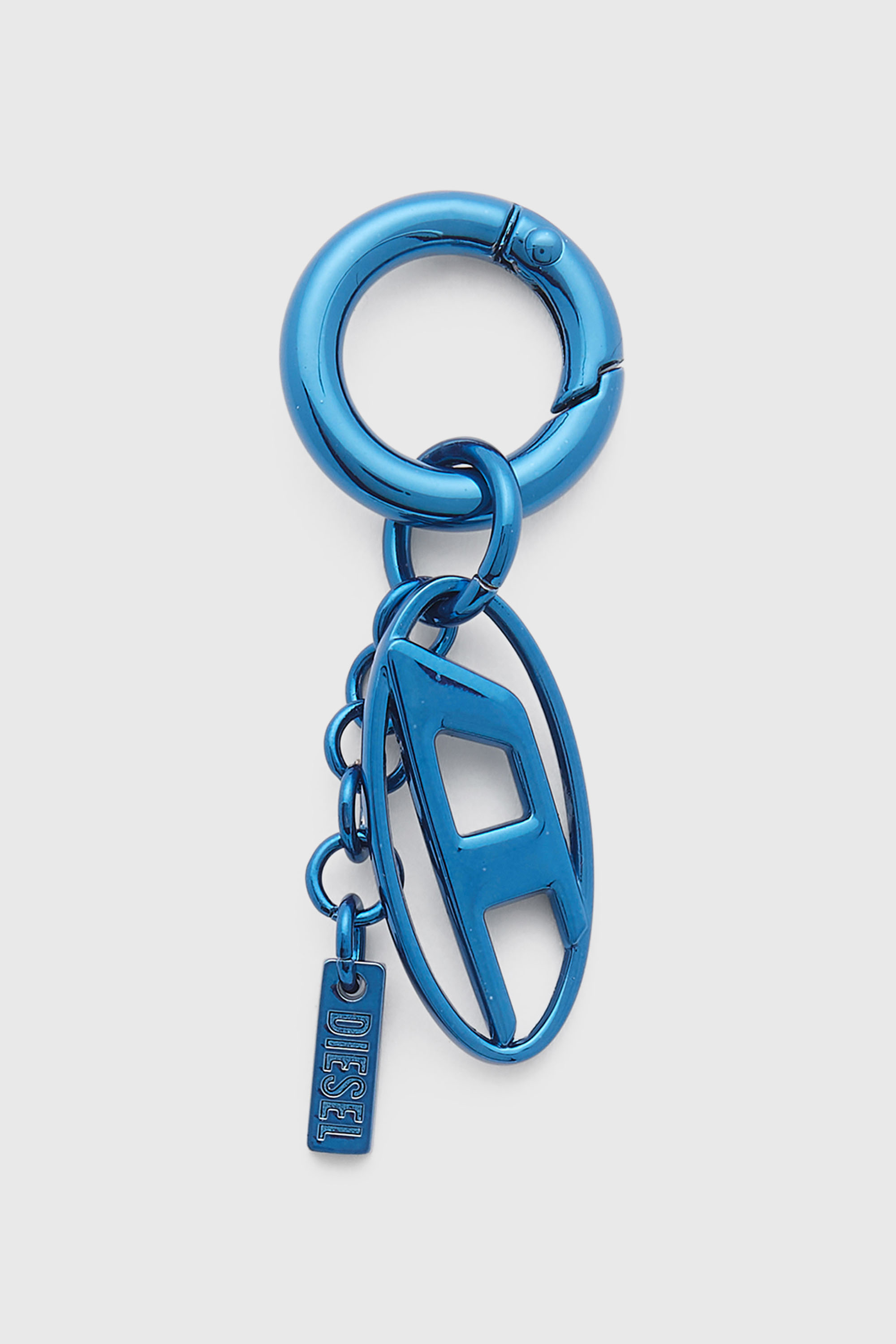 Diesel - CHARM-OVAL D, Charm met&aacute;lico con charm Oval D Unisex in Azul marino - 1