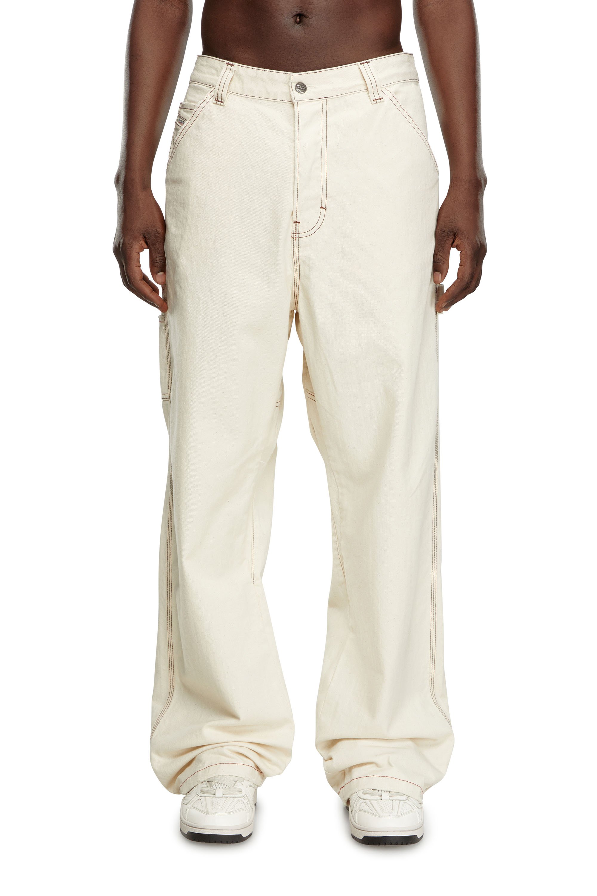 Diesel - Straight Jeans D-Livery 0GRDQ, Hombre Straight Jeans - D-Livery in Blanco - Image 1