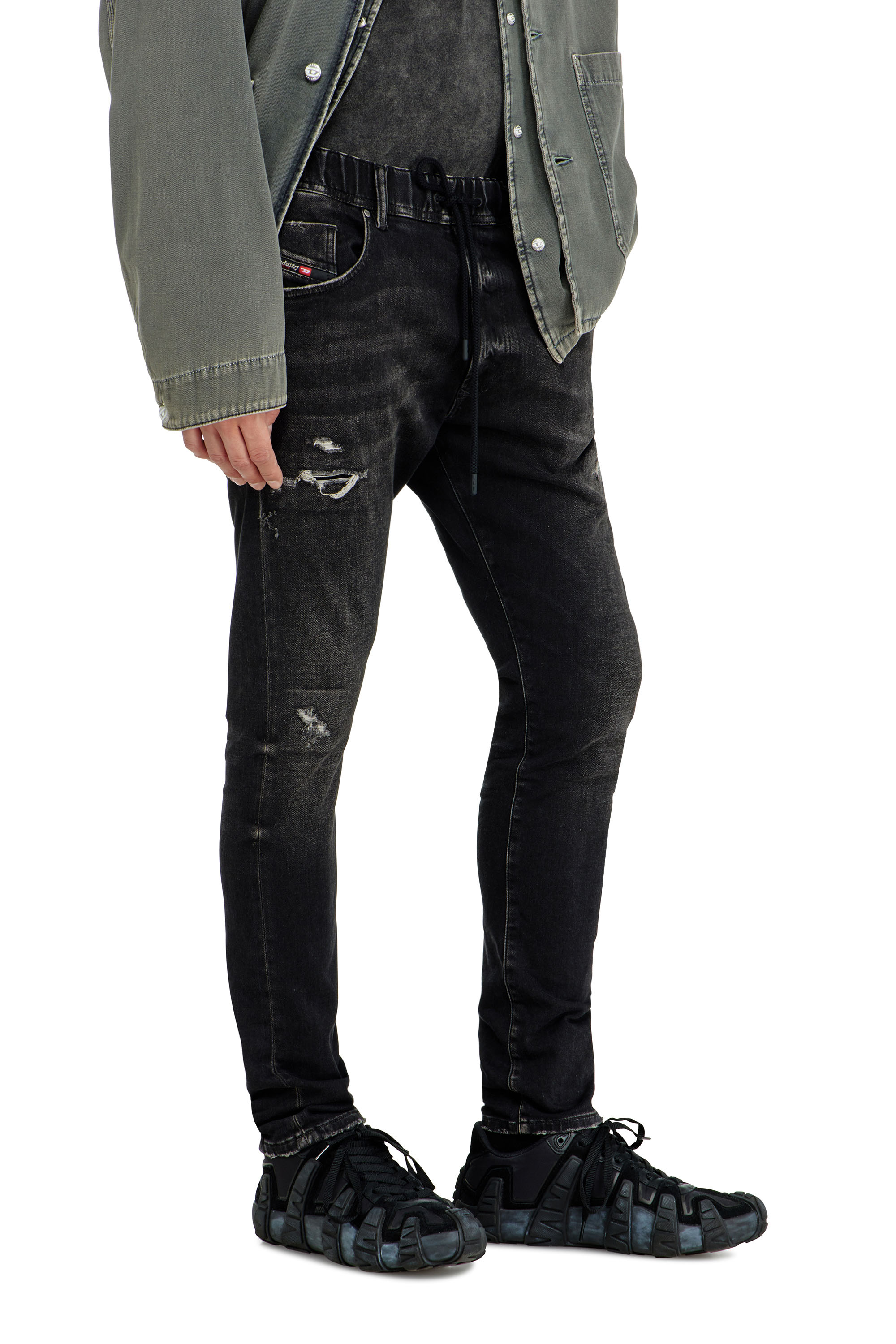 Diesel - Regular 2030 D-Krooley Joggjeans&reg; 09Q22 Hombre, Negro/Gris oscuro - 5