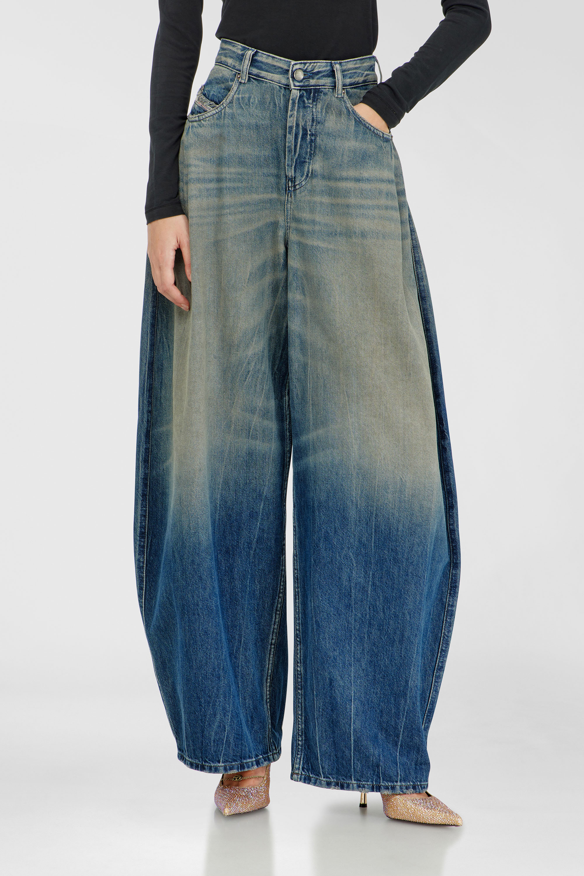 Diesel - Relaxed Jeans 1987 D-Khelz 09Q72 Mujer, null - 4