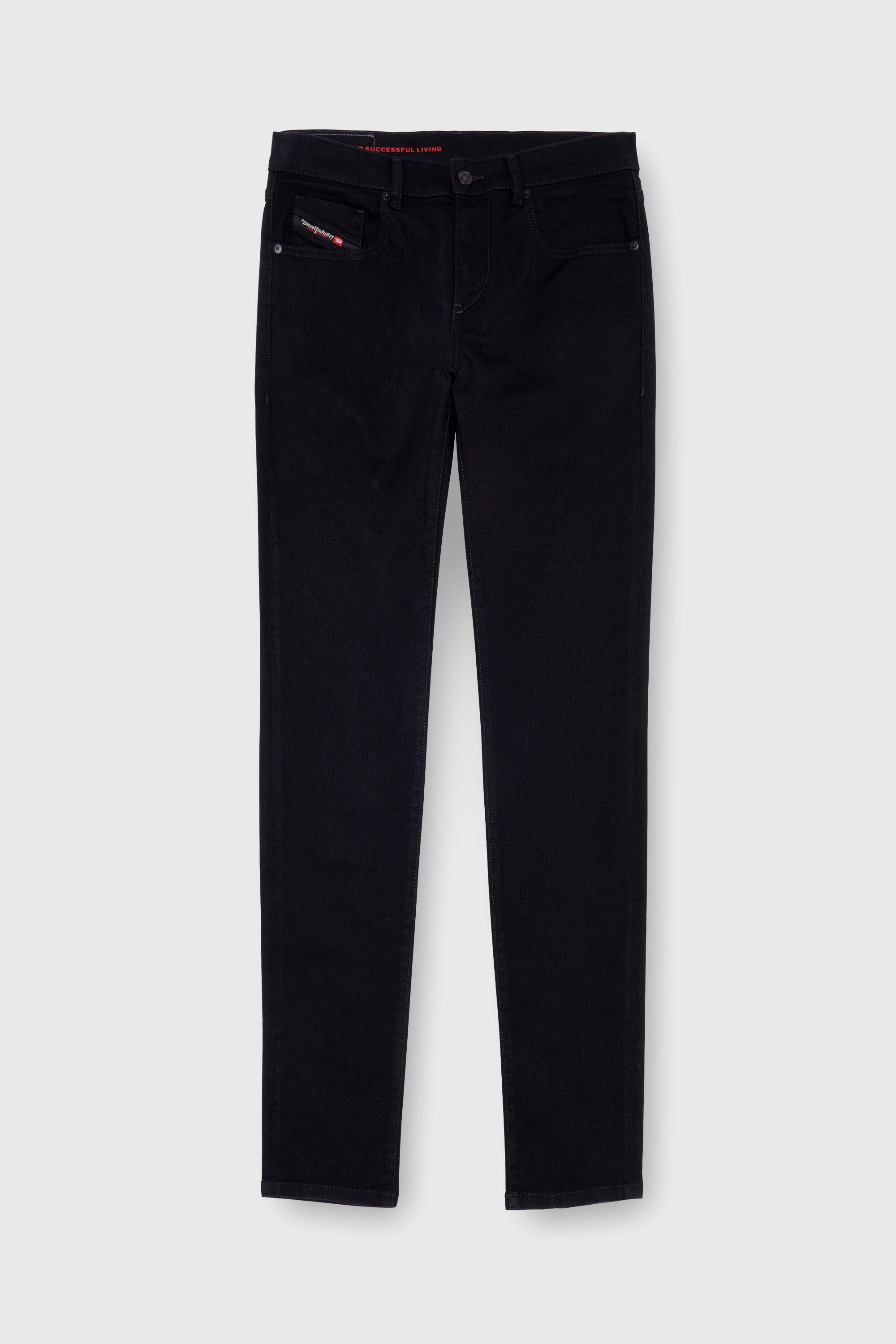 Diesel - Slim Jeans 2019 D-Strukt 069YP Hombre, Negro/Gris oscuro - 2
