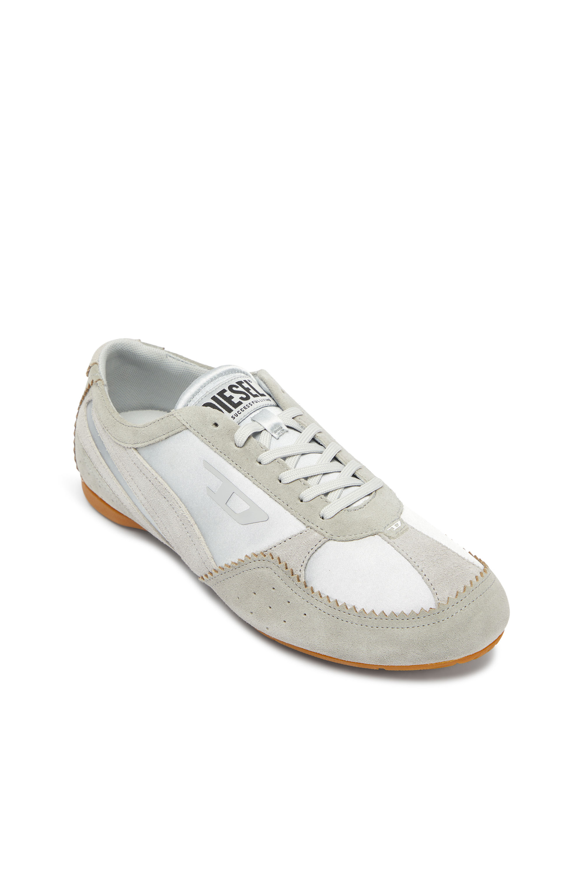 Diesel - D-MILE LOW II W, D-Mile- Zapatillas con superposiciones de ante Mujer in Azul marino - 6