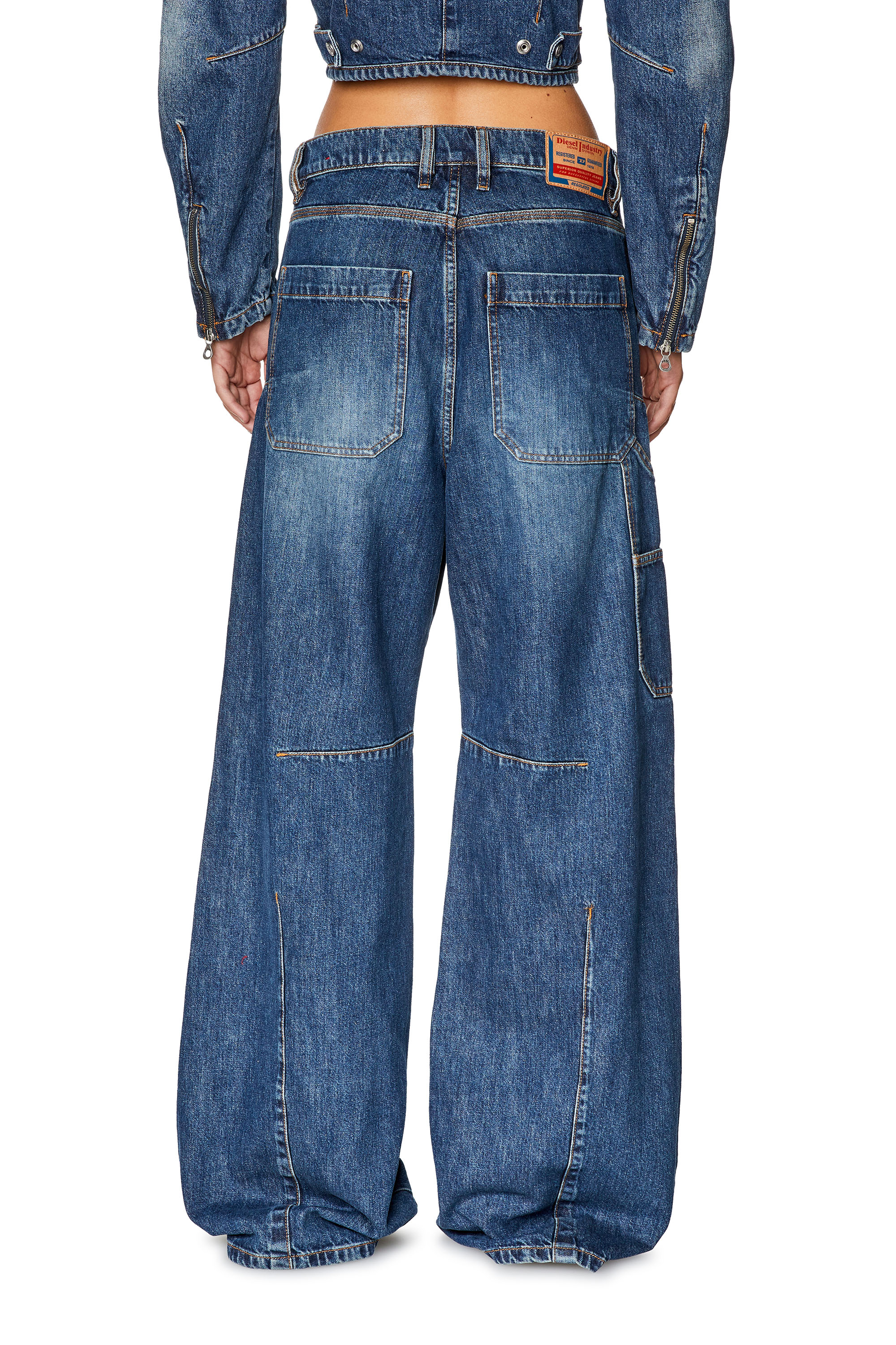 Diesel - Straight Jeans 1996 D-Sire 0HJAW, Azul Oscuro - Image 4