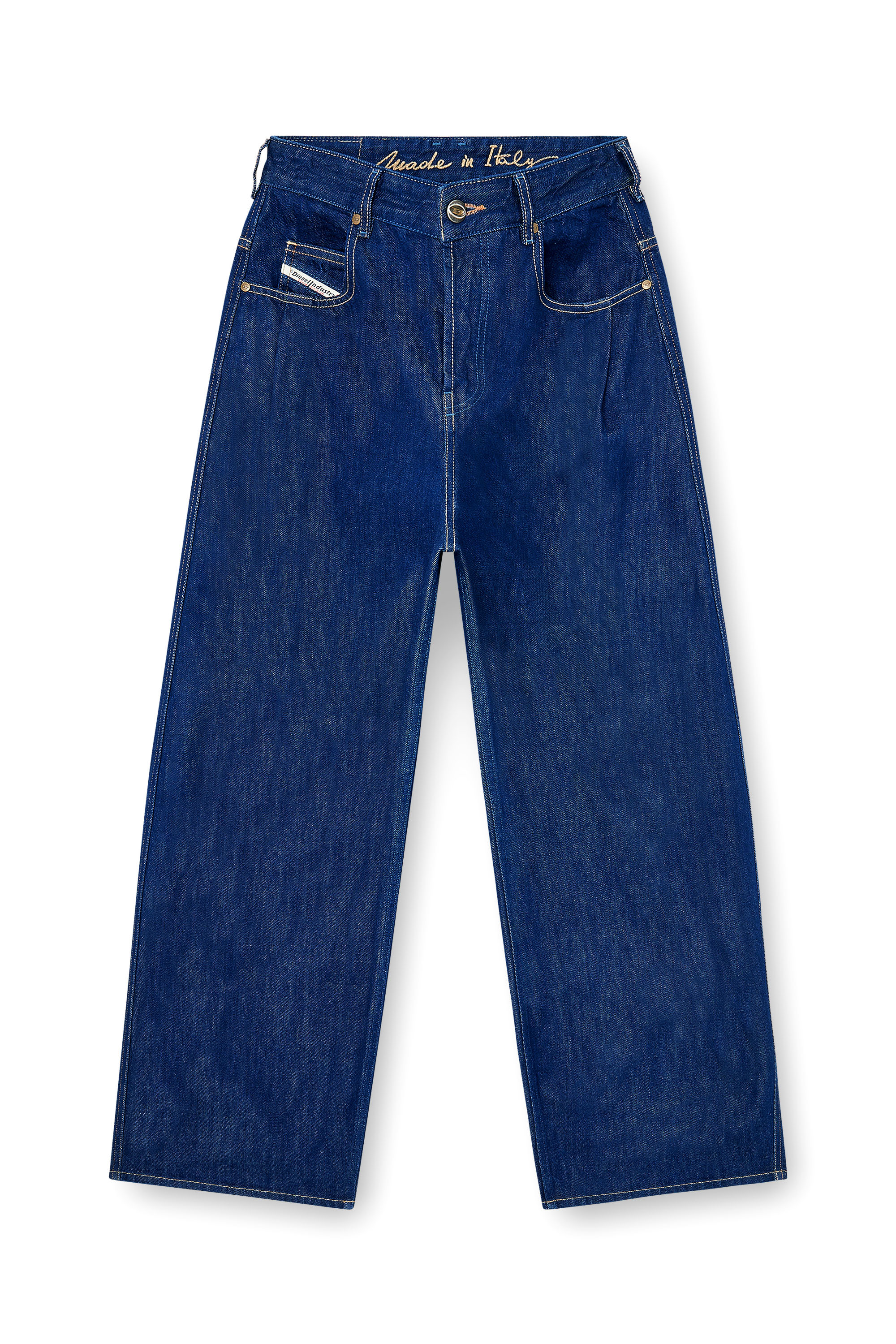 Diesel - Relaxed Jeans 1987 D-Khelz 09Q09 Mujer, Azul Oscuro - 2