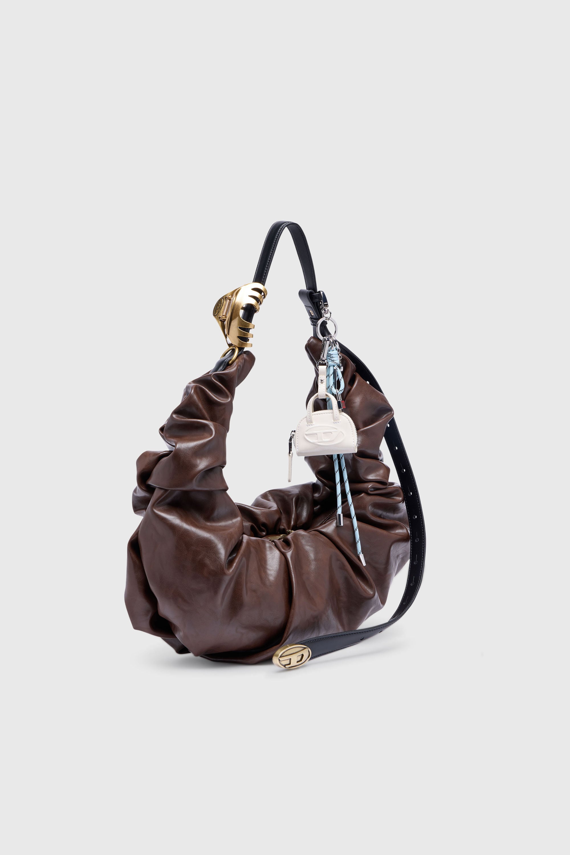 Diesel - GRAB-D HOBO L, Grab-D-Bolso hobo grande arrugado Mujer in Marr&oacute;n - 2