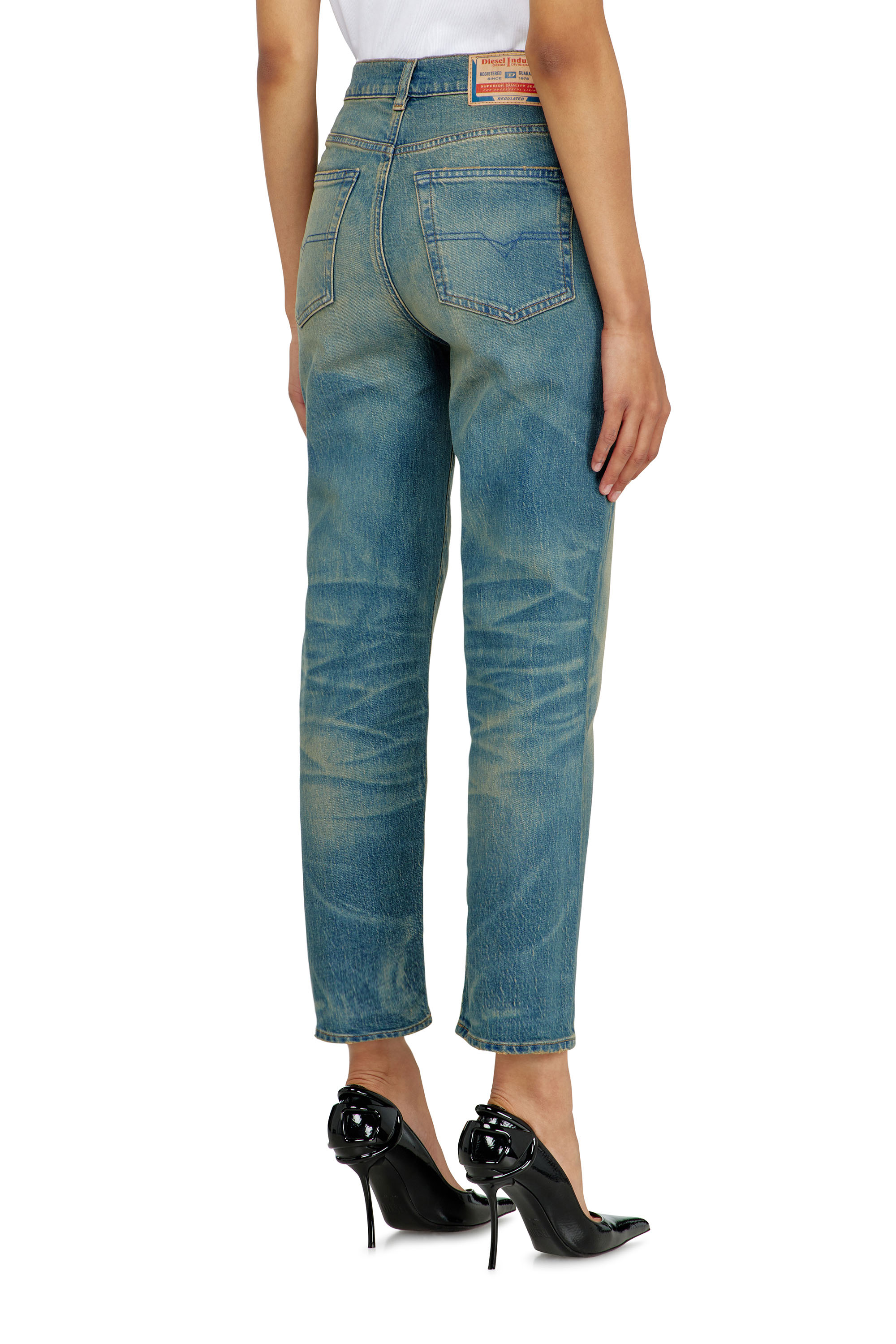 Diesel - Regular Jeans 1981 D-Went 0KBBP Mujer, Azul medio - 5