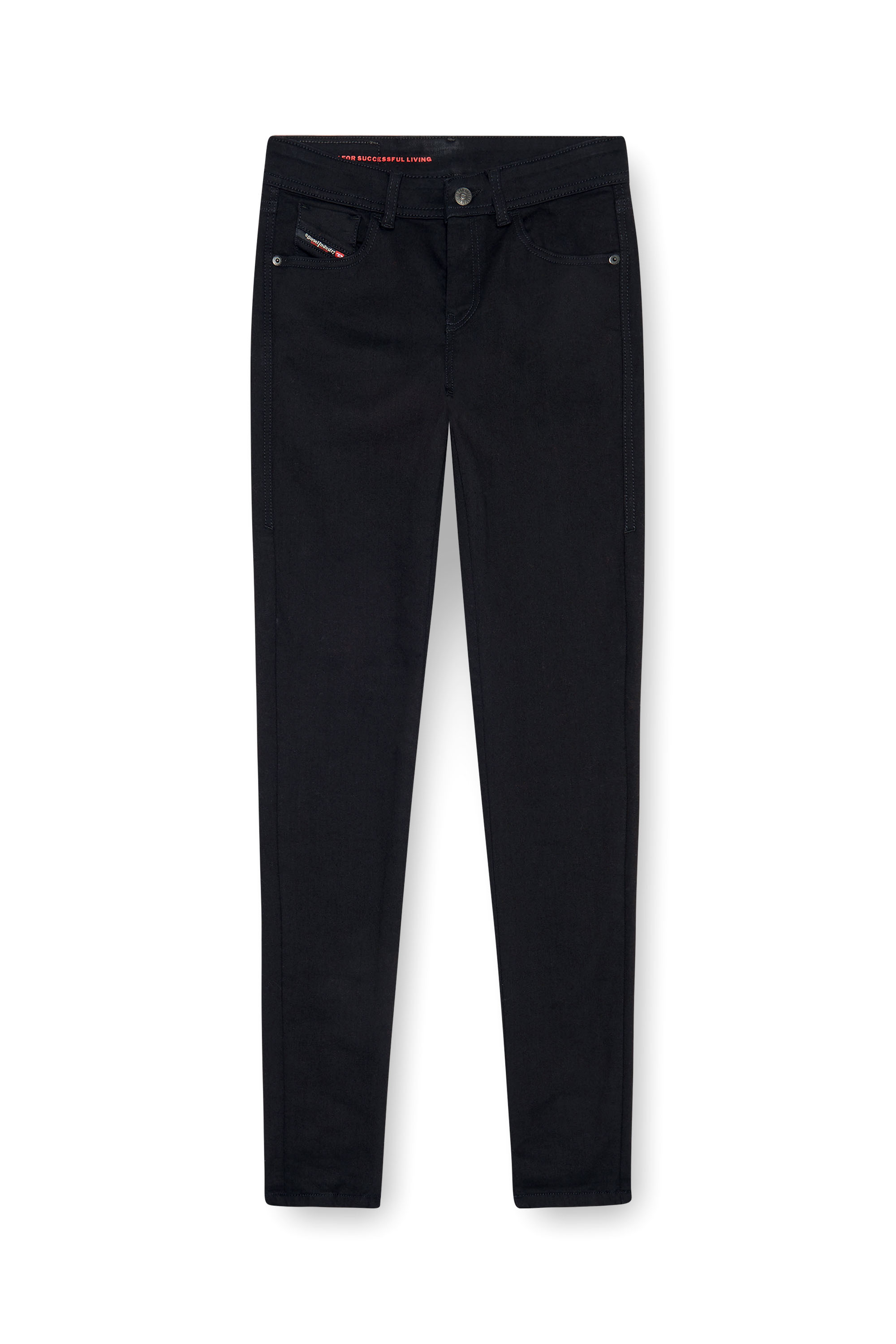 Diesel - Skinny Jeans 2017 Slandy 069EF Mujer, Negro/Gris oscuro - 6