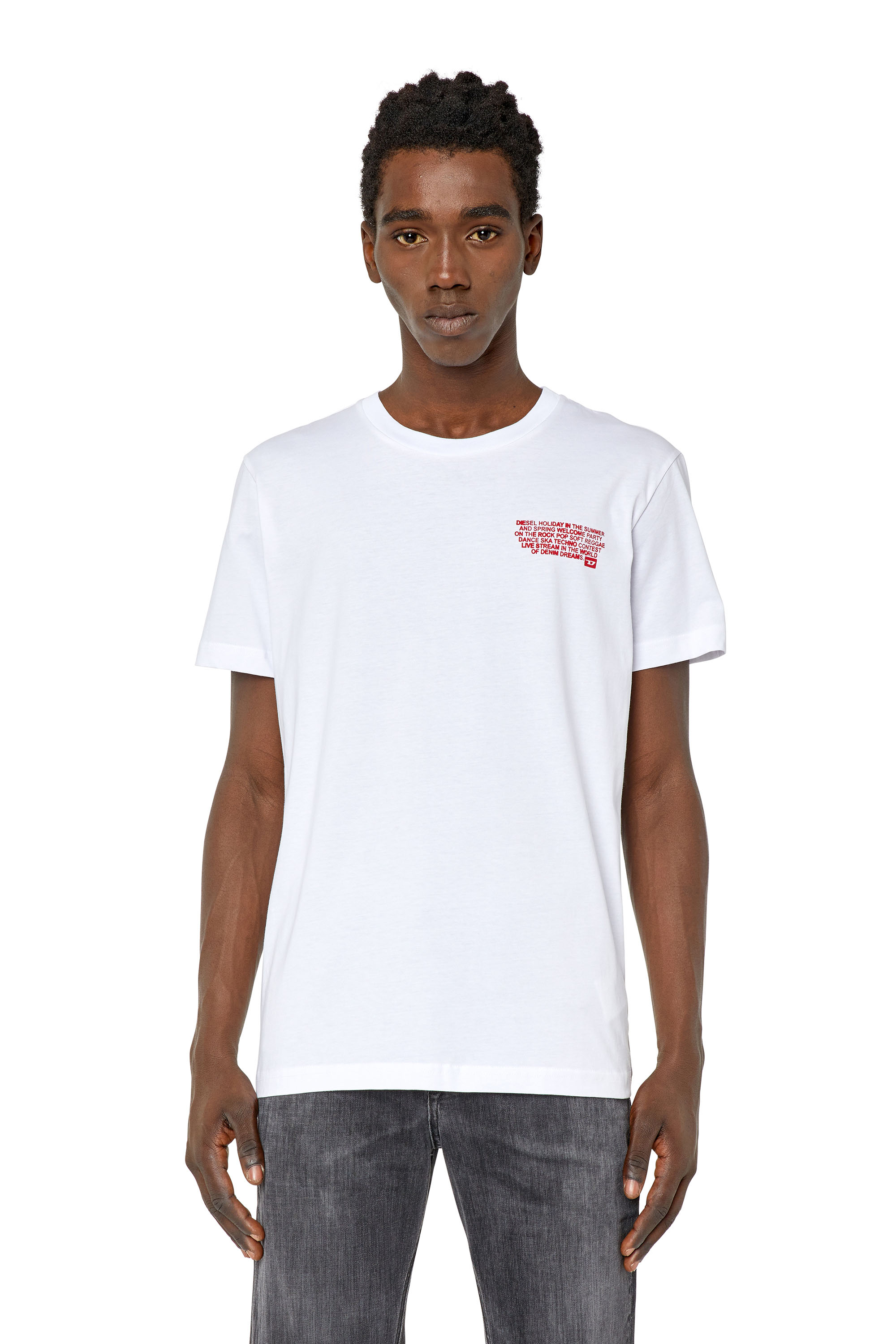 Diesel - T-DIEGOR-K57, Rojo/Blanco - Image 1