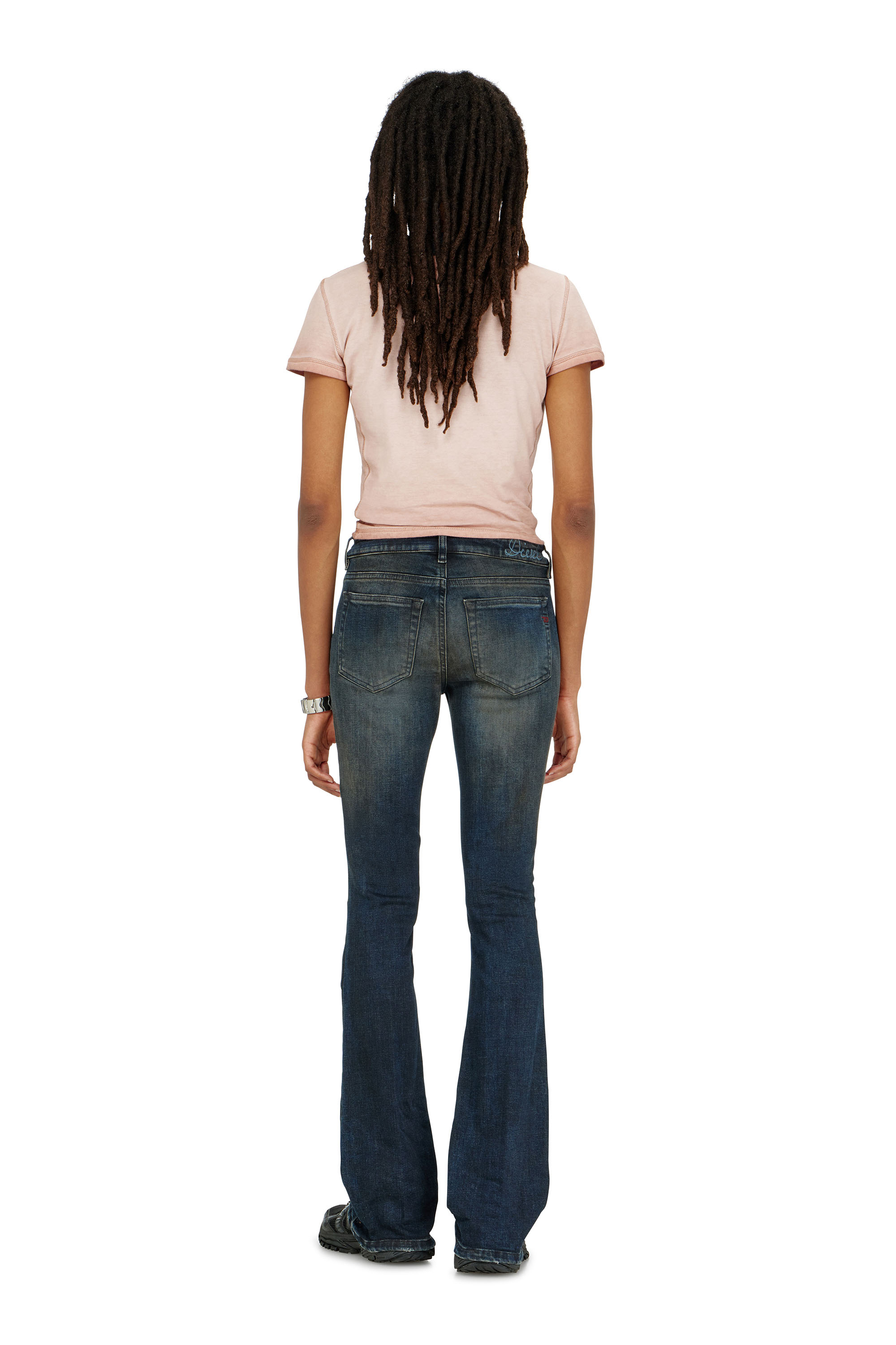 Diesel - Bootcut Jeans 1969 D-Ebbey 09P69 Mujer, Azul Oscuro - 3