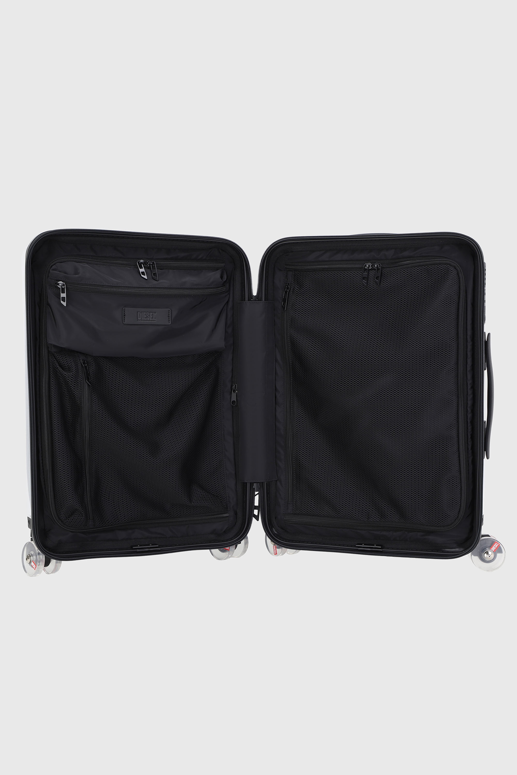 Diesel - LU0036 HARD LUGGAGE - DSL009, Maleta con logotipo transparente tama&ntilde;o S Unisex in Azul marino - 3