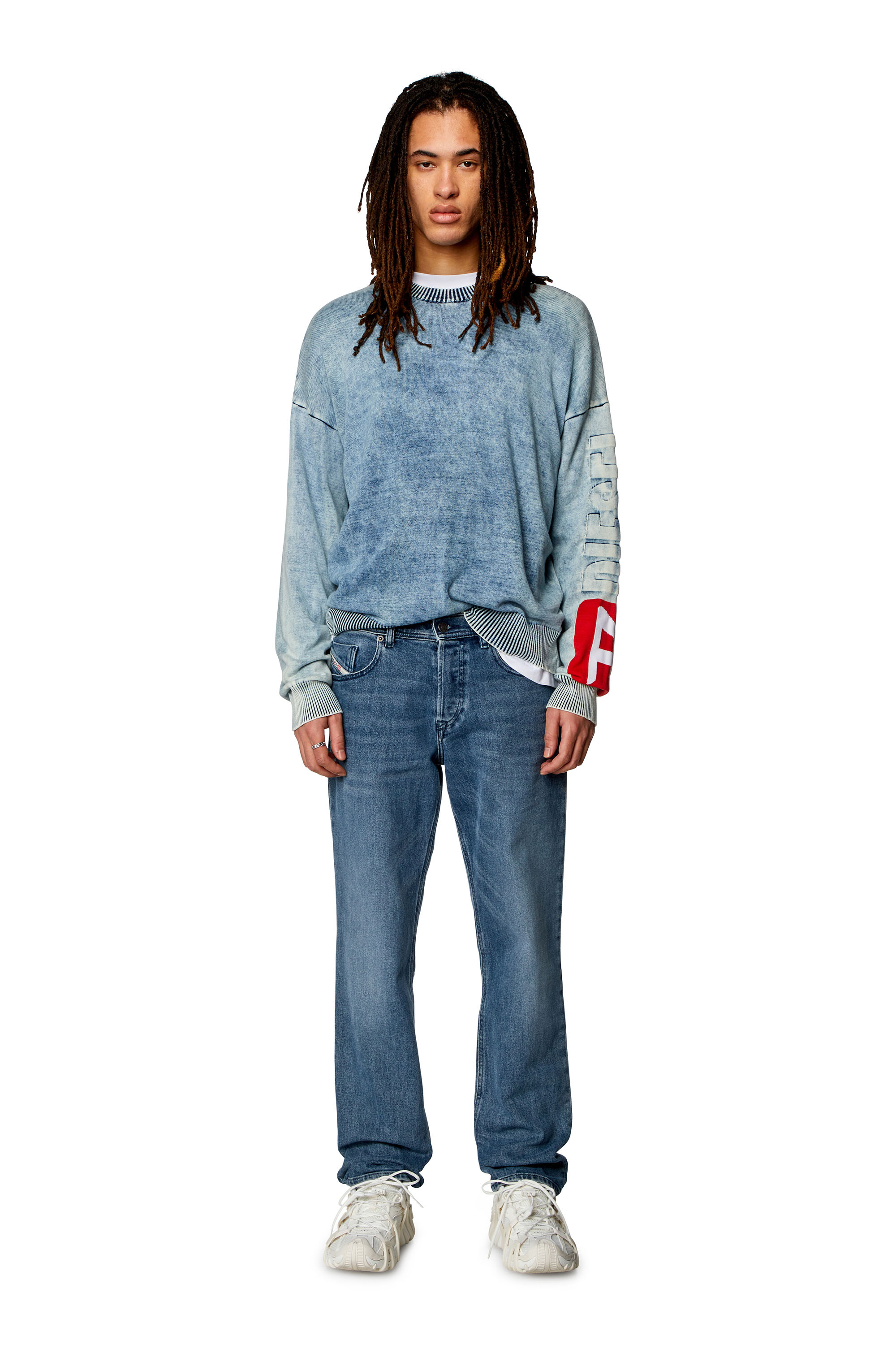 Diesel - Tapered Jeans 2023 D-Finitive 09H30, Azul medio - Image 1