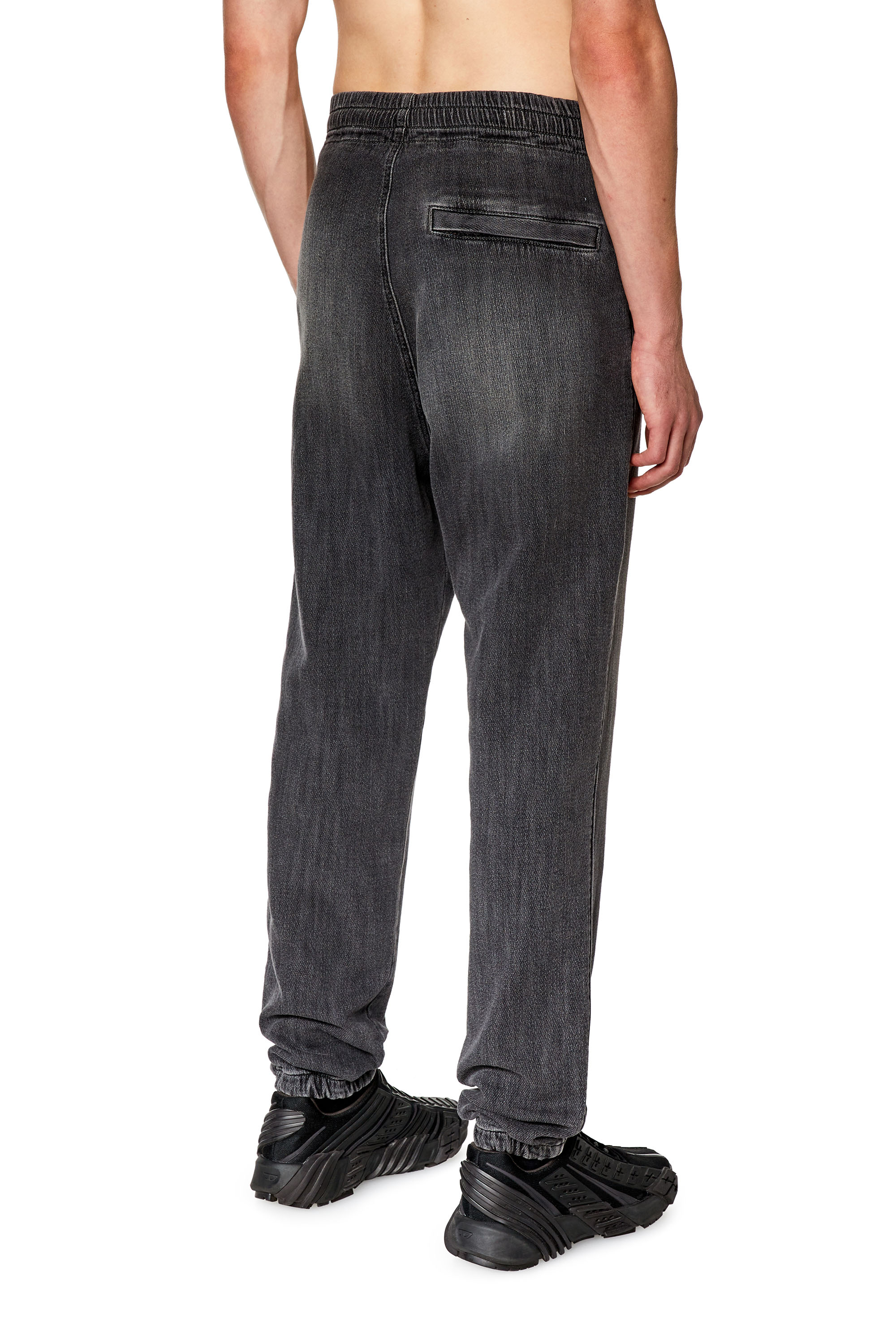 Diesel - Tapered D-Lab Track Denim 09E30, Negro/Gris oscuro - Image 3