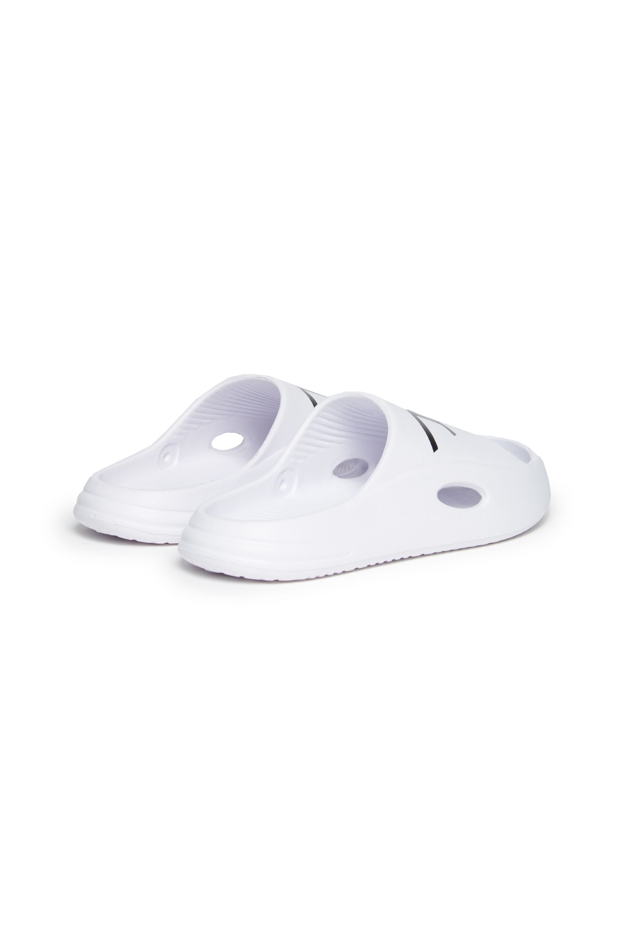 Diesel - SA-CHUNCKY D, Unisex Slide sandals with D logo print in White - Image 3