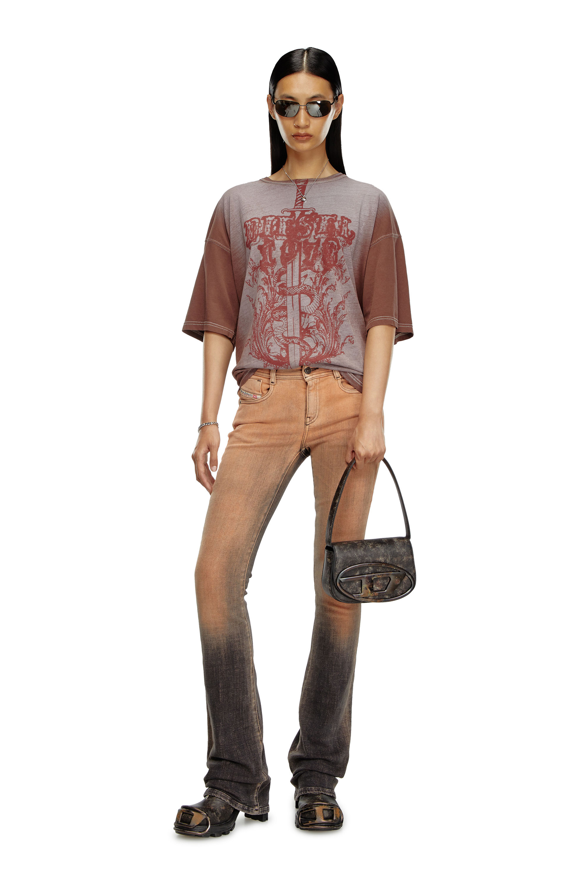 Diesel - Bootcut and Flare Jeans 1969 D-Ebbey 09K12, Mujer Bootcut y Flare Jeans - 1969 D-Ebbey in Multicolor - Image 1