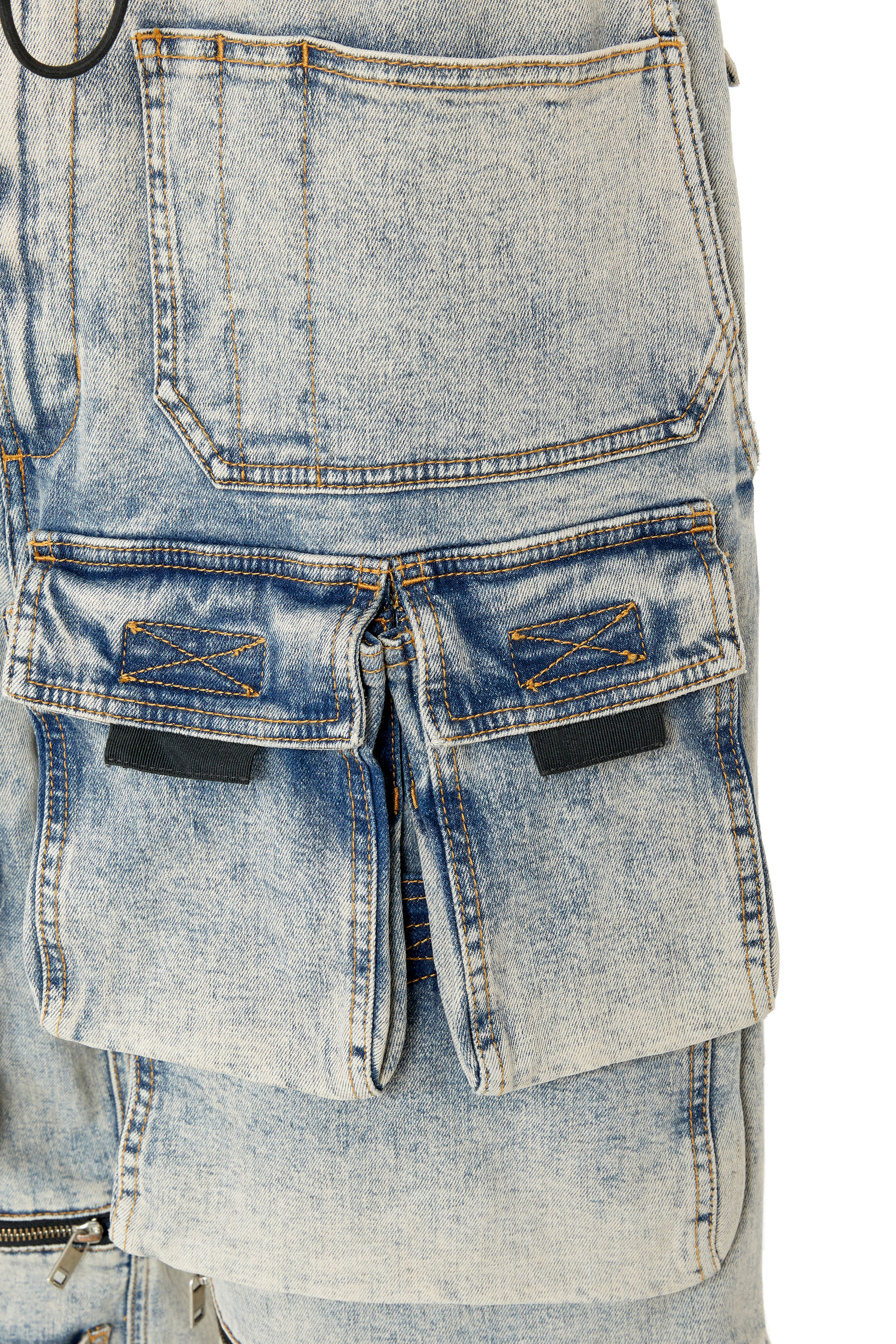 Diesel - Straight Jeans D-Onlypockets 09F12, Azul medio - Image 6