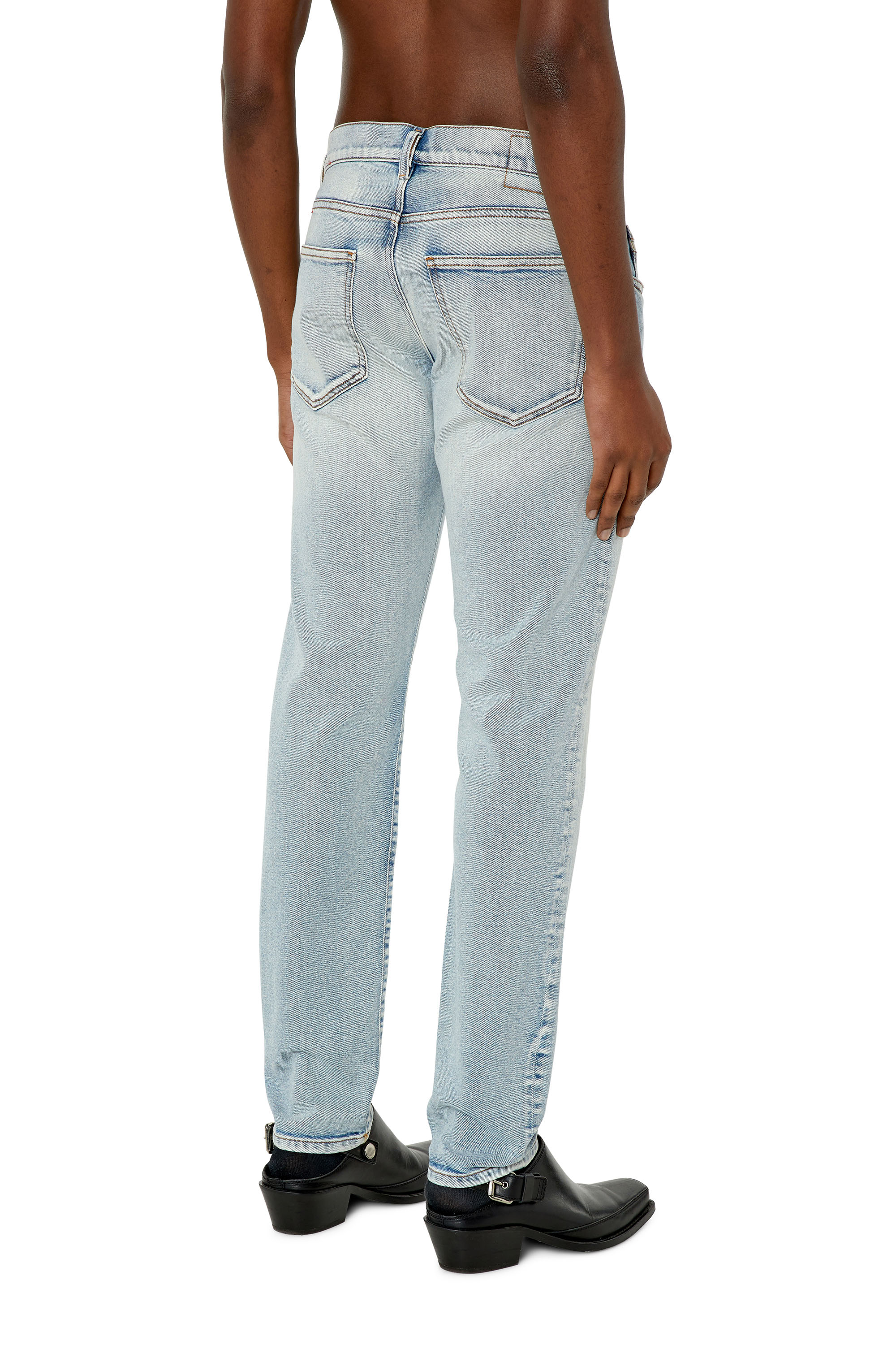 Diesel - Slim Jeans 2019 D-Strukt 9C08L, Azul Claro - Image 2