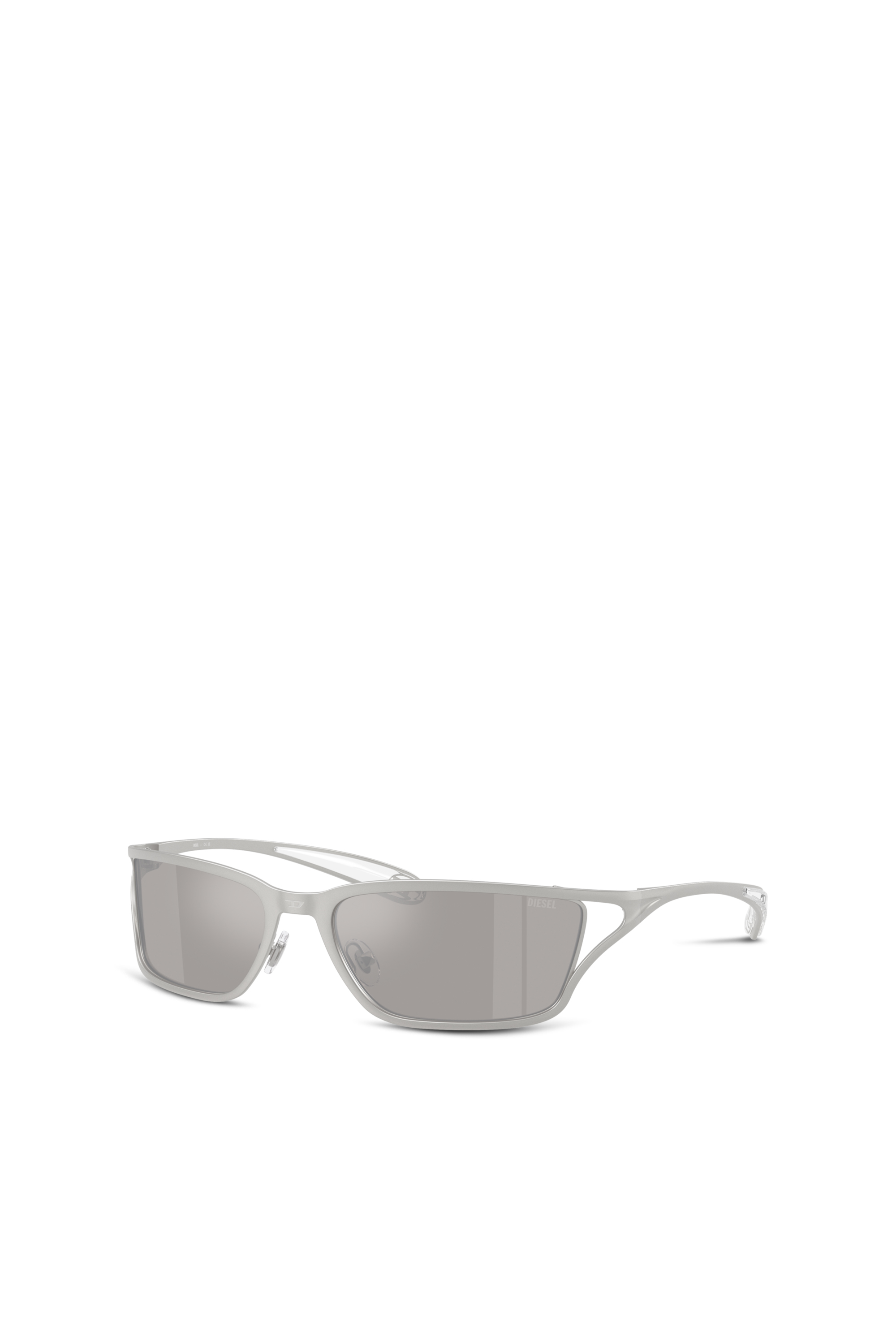 Diesel - 0DL1015, Gafas de sol rectangulares Unisex in Gris - 4