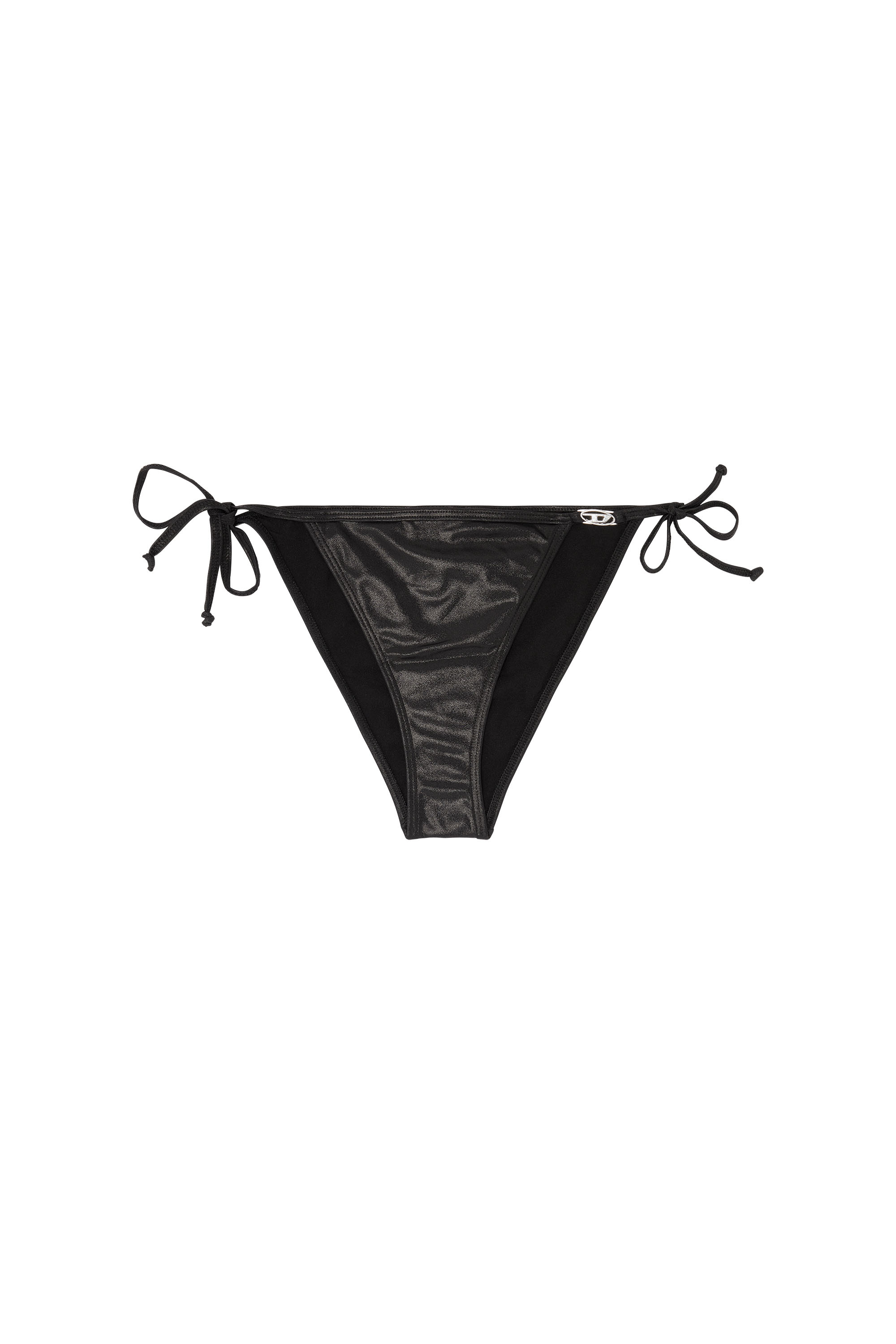 Diesel - BRIGITTES-DNM, Braguita bikini con lazada lateral en tejido brillante Mujer in ToBeDefined - 3