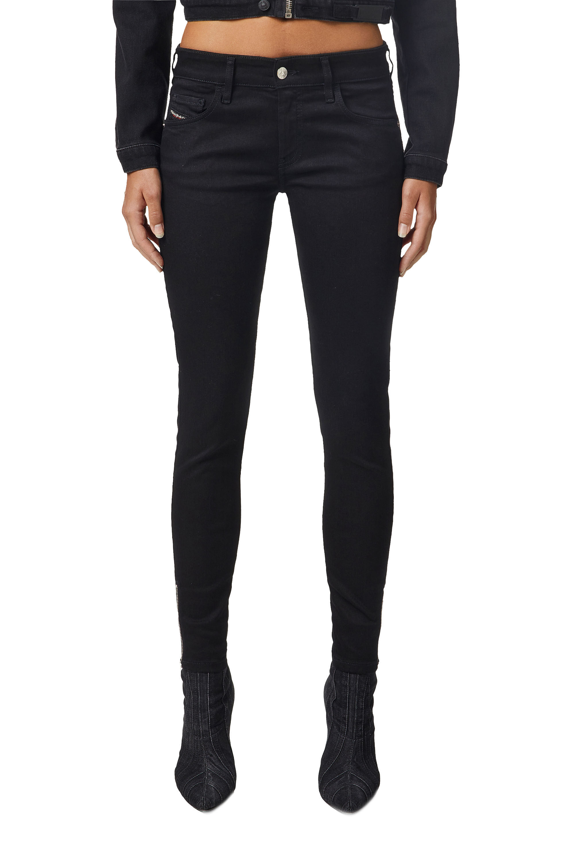 Slandy Low 069EF, Negro/Gris oscuro - Vaqueros