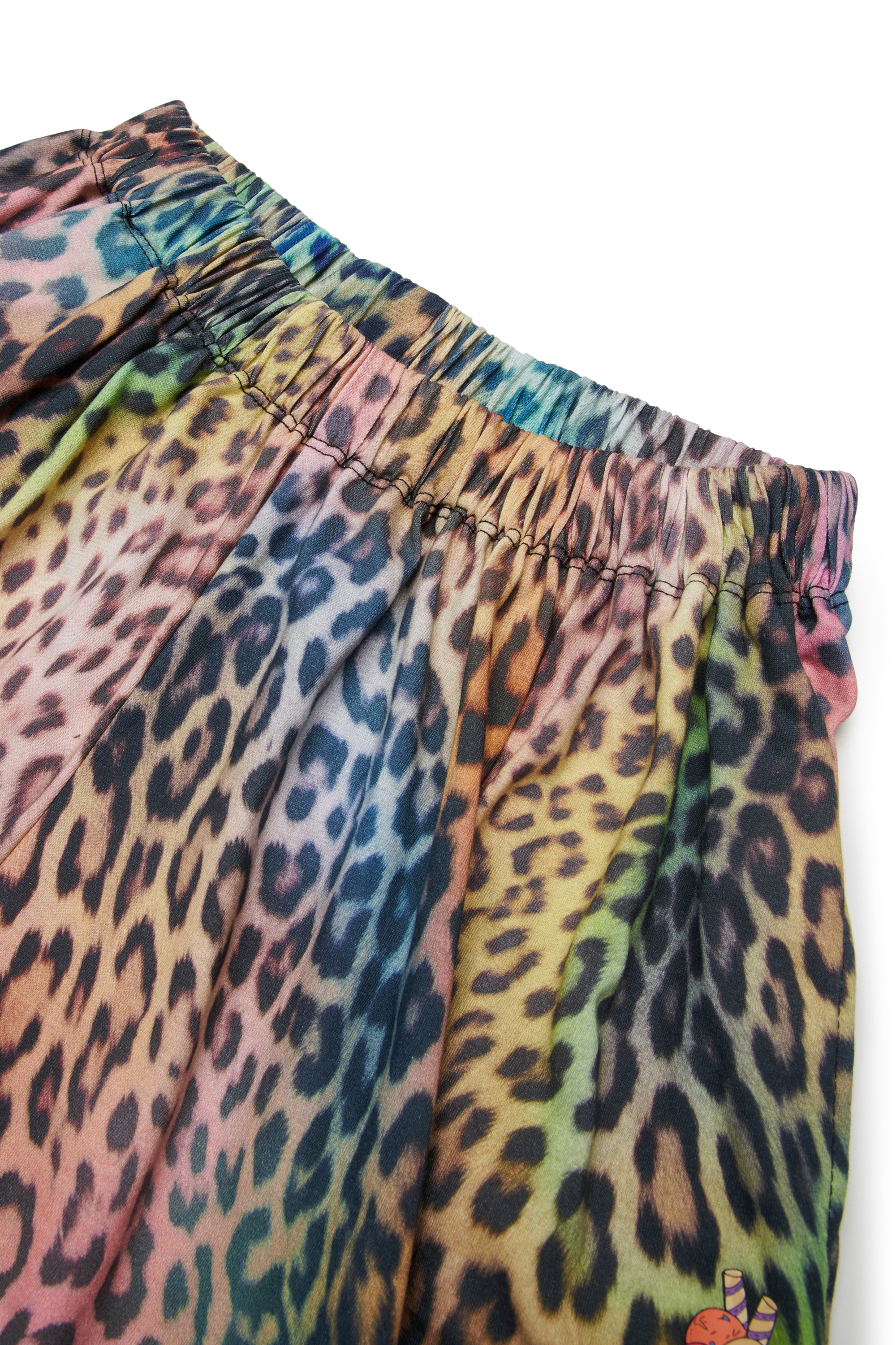 Diesel - MPLILY, Pantalones cortos de algod&oacute;n con estampado animal multicolor Mujer in Multicolor - 3